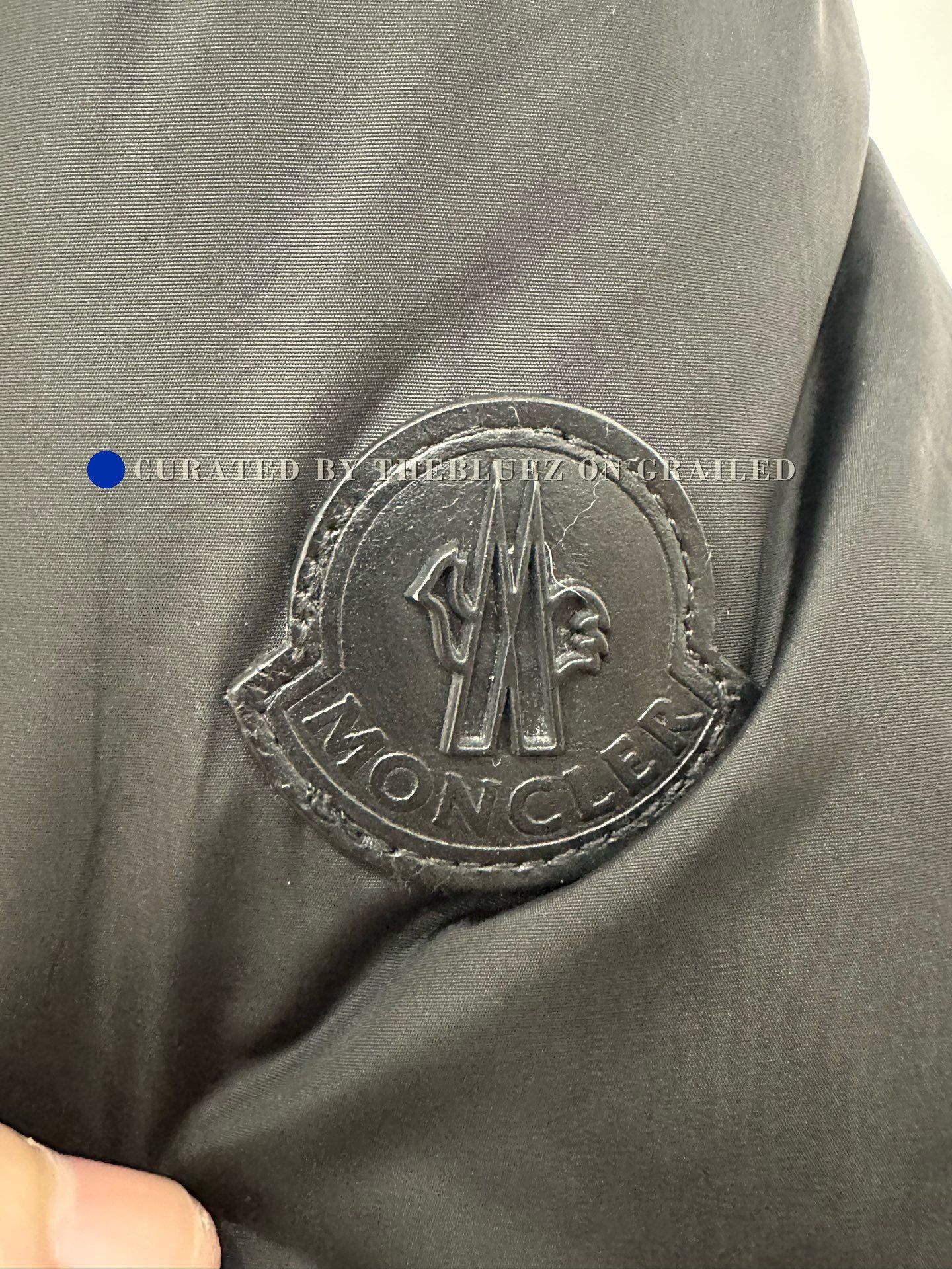 Moncler Moncler Black Motorcycle Down Jacket Size US L / EU 52-54 / 3 - 3 Thumbnail