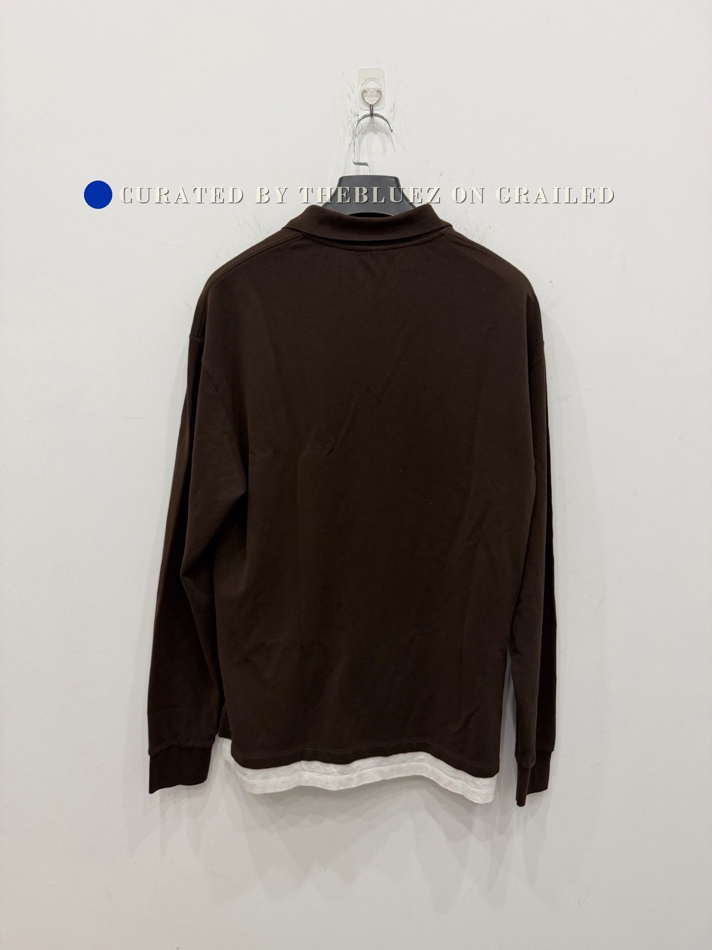 Miu Miu Miumiu Brown Fake Two-Piece Polo Shirt Size XS / US 0-2 / IT 36-38 - 2 Thumbnail