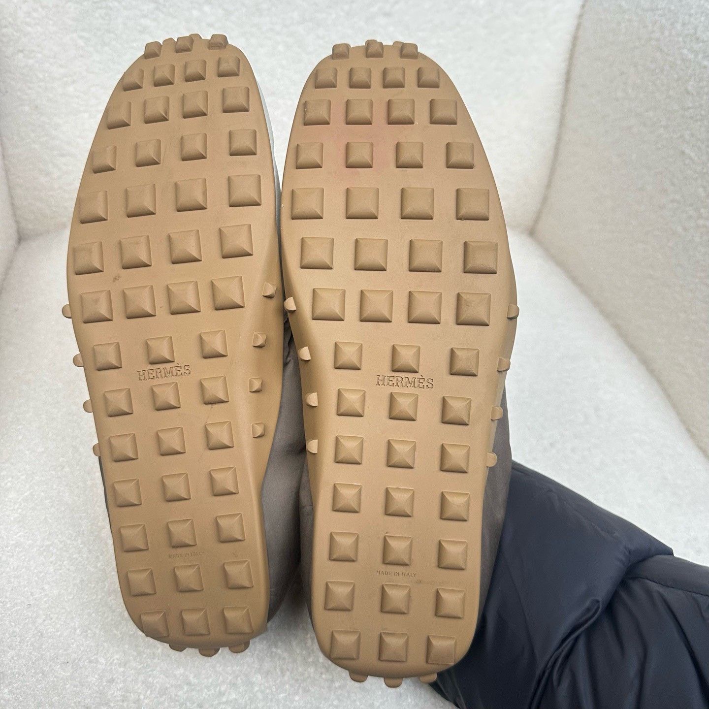 Hermes Hermes Brown Suede Casual Training Shoes Size US 9.5 / EU 42-43 - 6 Thumbnail