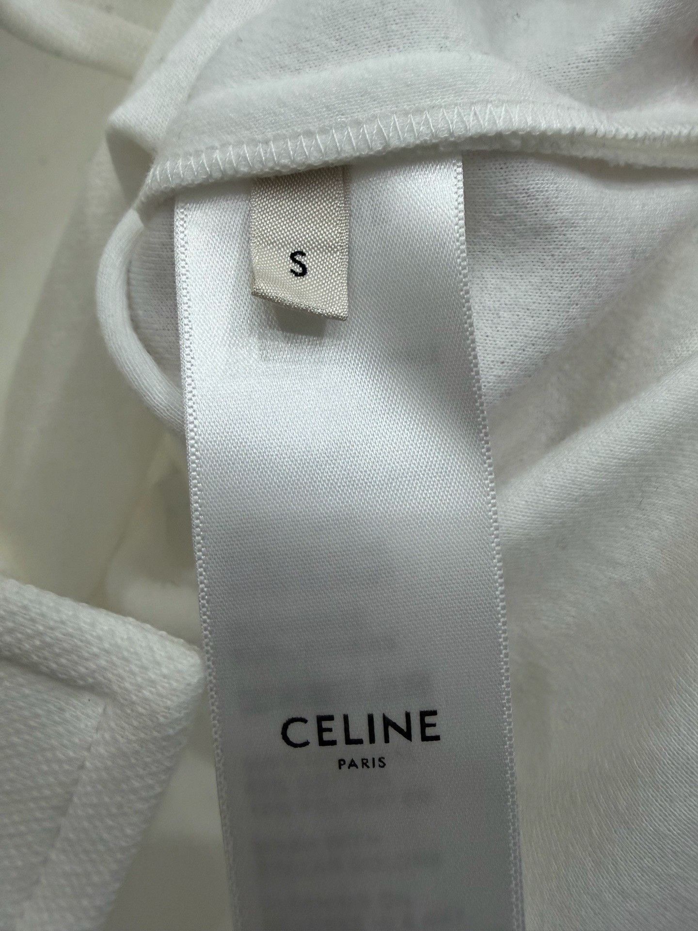 Celine Celine Embroidered Logo Shirt Size S Size S / US 4 / IT 40 - 6 Thumbnail