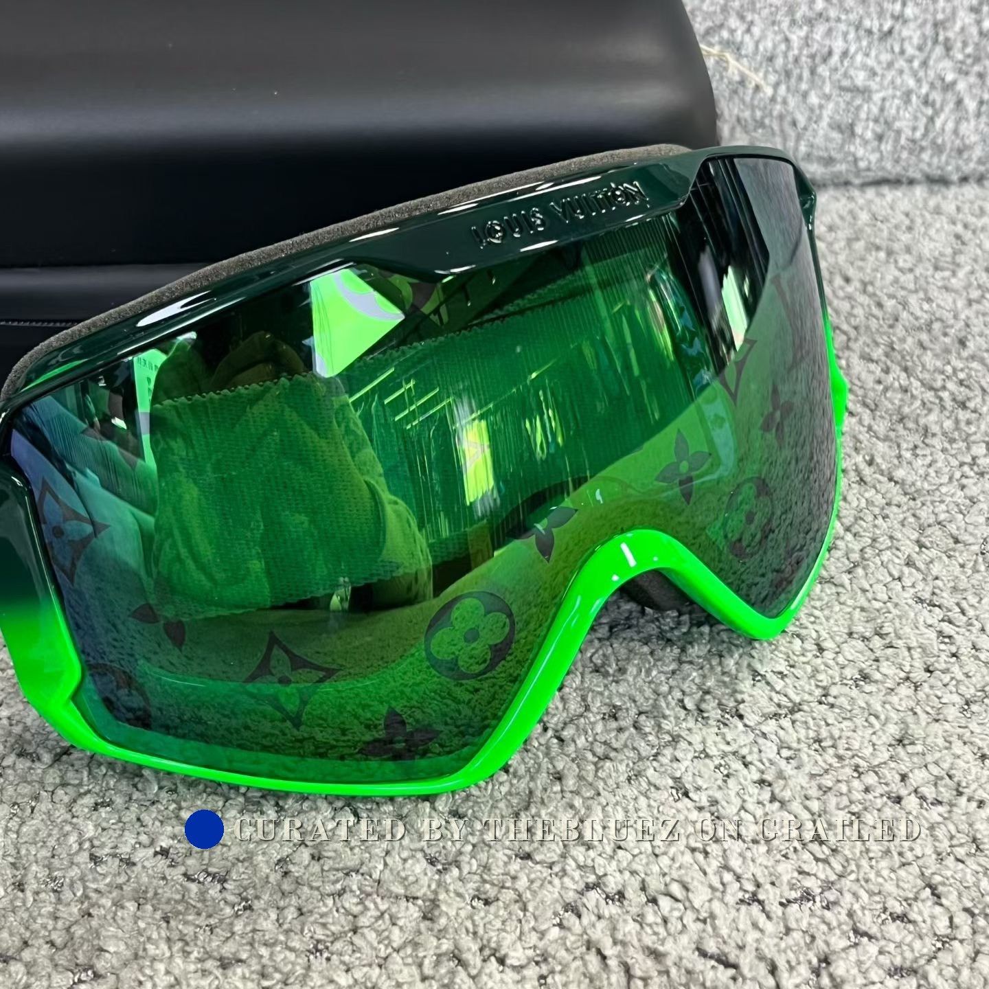 Louis Vuitton Louis Vuitton Green Ski Goggles Size ONE SIZE - 3 Thumbnail