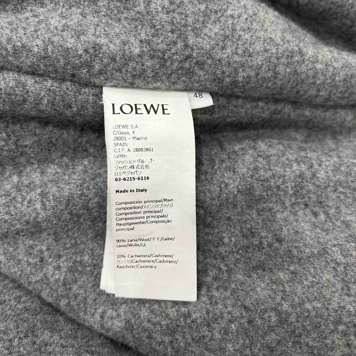 Loewe Loewe Cashmere Blend Logo Jacket Size US M / EU 48-50 / 2 - 7 Thumbnail