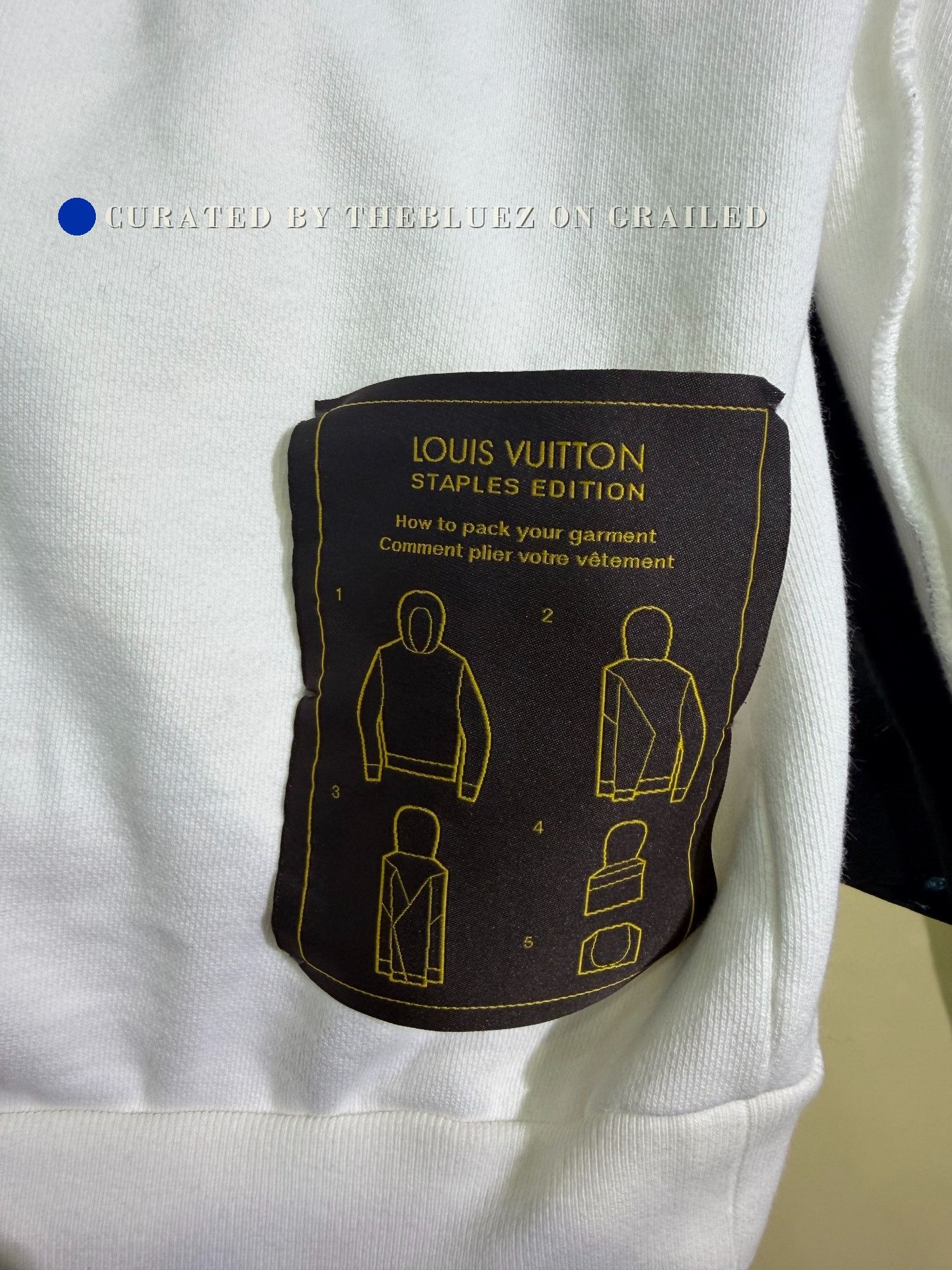 Louis Vuitton Louis Vuitton Logo White Hoodie XL Size US XL / EU 56 / 4 - 5 Thumbnail
