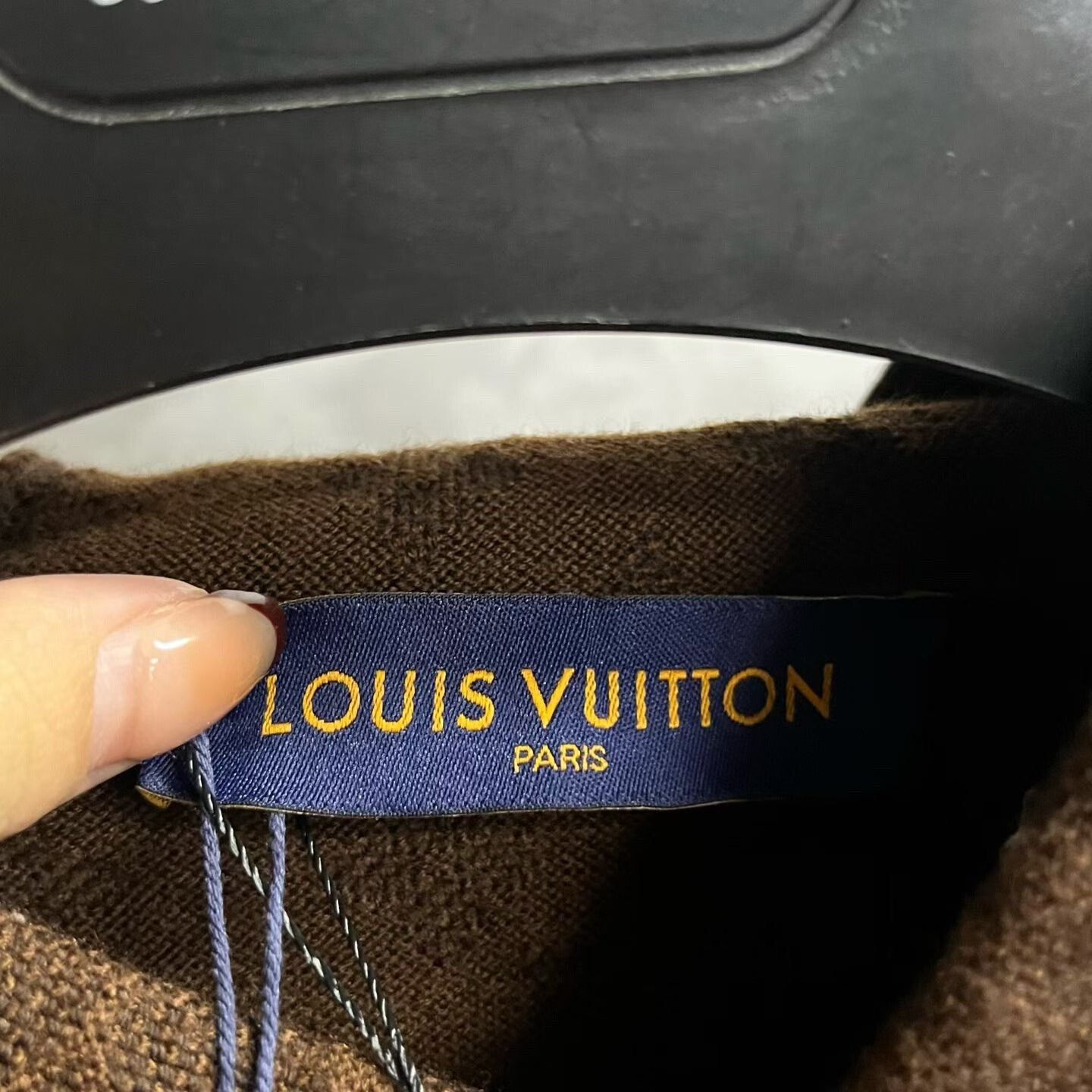 Louis Vuitton Louis Vuitton Brown Hooded Pullover Sweatshirt Size US L / EU 52-54 / 3 - 3 Thumbnail