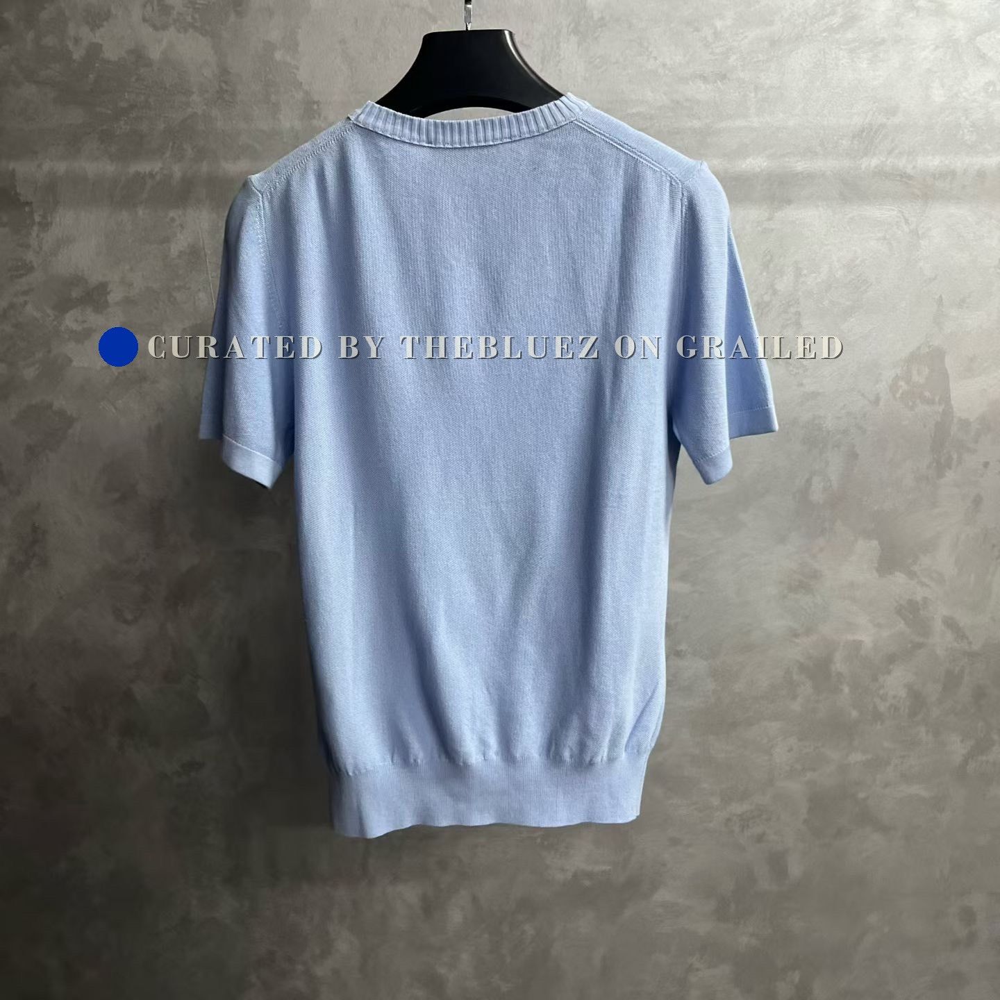 Loro Piana Loro Piana Sky Blue Crew Neck Knit Size US M / EU 48-50 / 2 - 2 Thumbnail