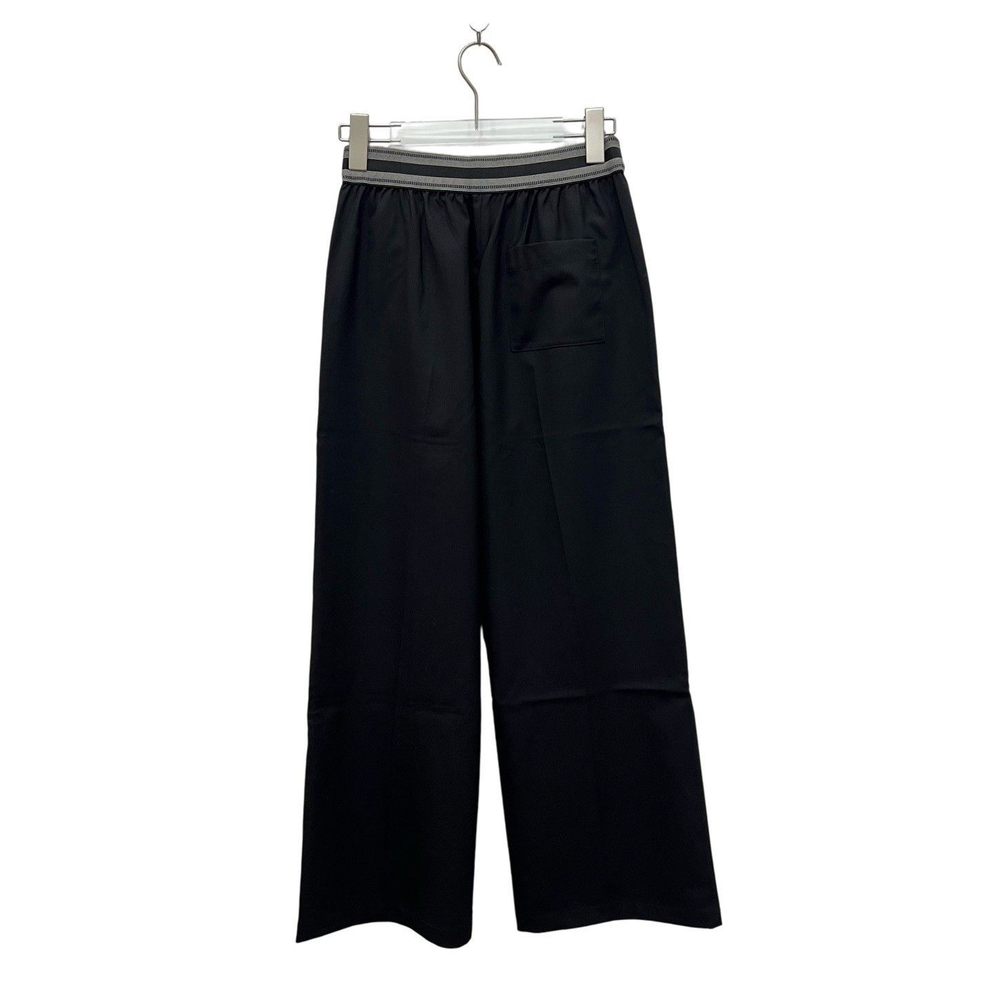 Loewe Loewe Black Wool Wide-Leg Pants XS Size 34" / US 12 / IT 48 - 2 Thumbnail