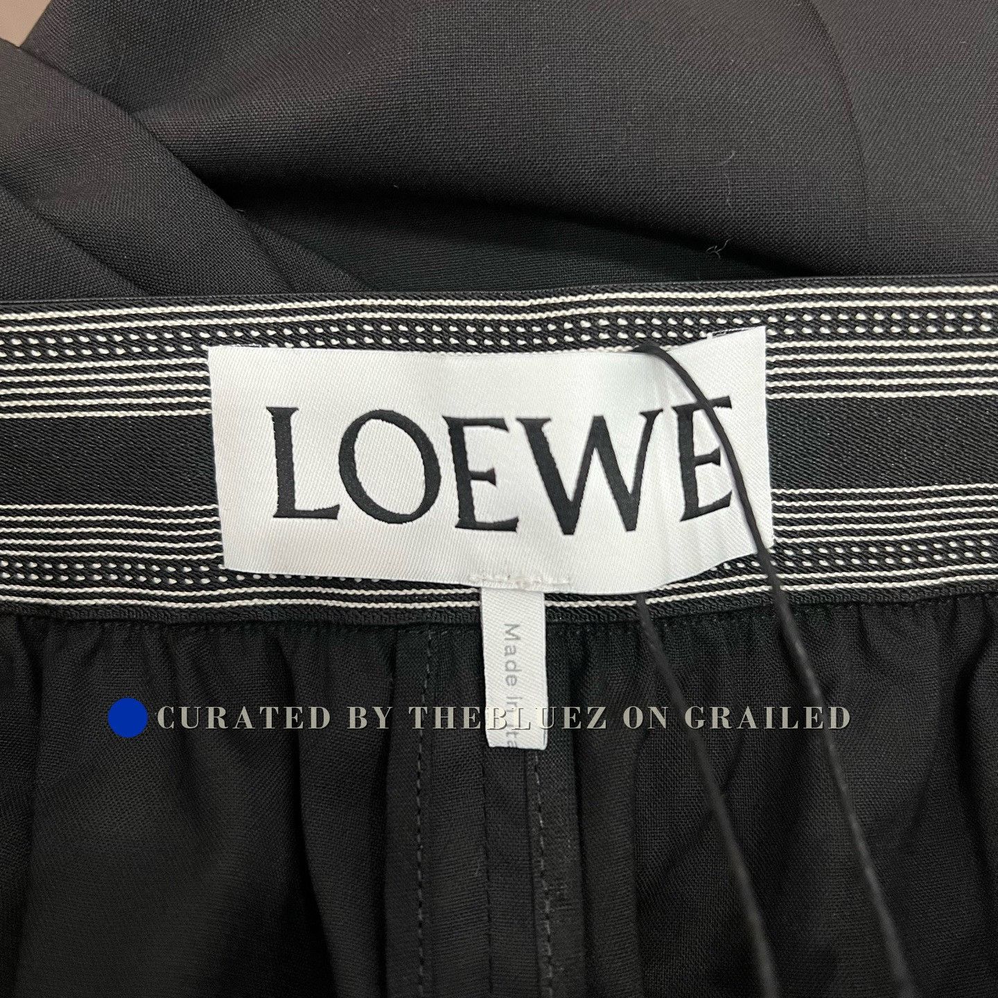 Loewe Loewe Black Wool Wide-Leg Pants XS Size 34" / US 12 / IT 48 - 5 Thumbnail