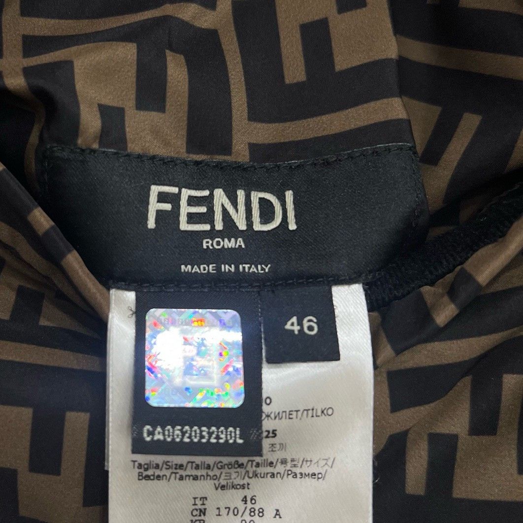 Fendi Fendi Reversible Printed Down Vest Size US S / EU 44-46 / 1 - 6 Thumbnail