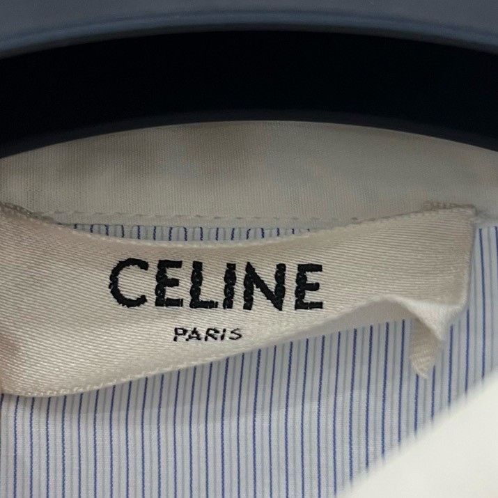 Celine Celine Striped Triomphe Shirt Size XS / US 0-2 / IT 36-38 - 4 Thumbnail