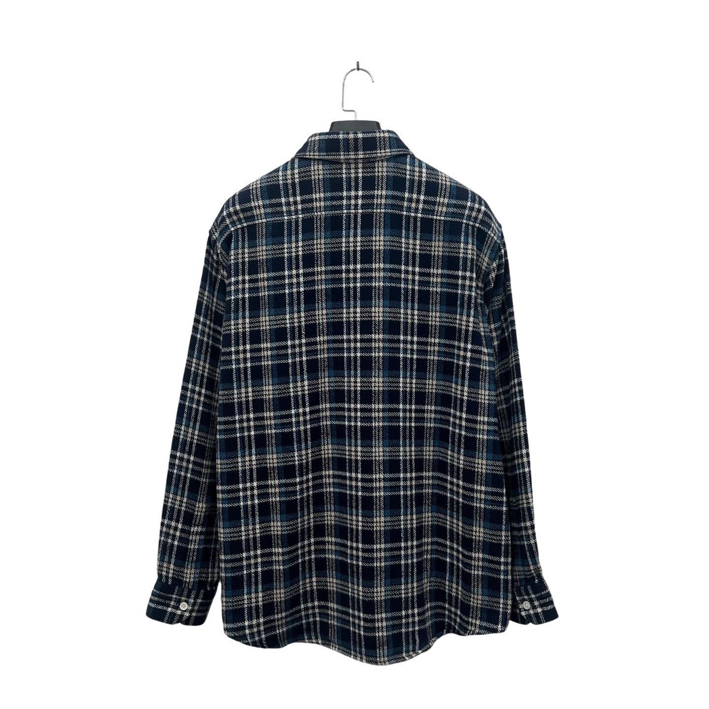 Celine Celine Blue Plaid Long-Sleeve Shirt Size S / US 4 / IT 40 - 2 Thumbnail