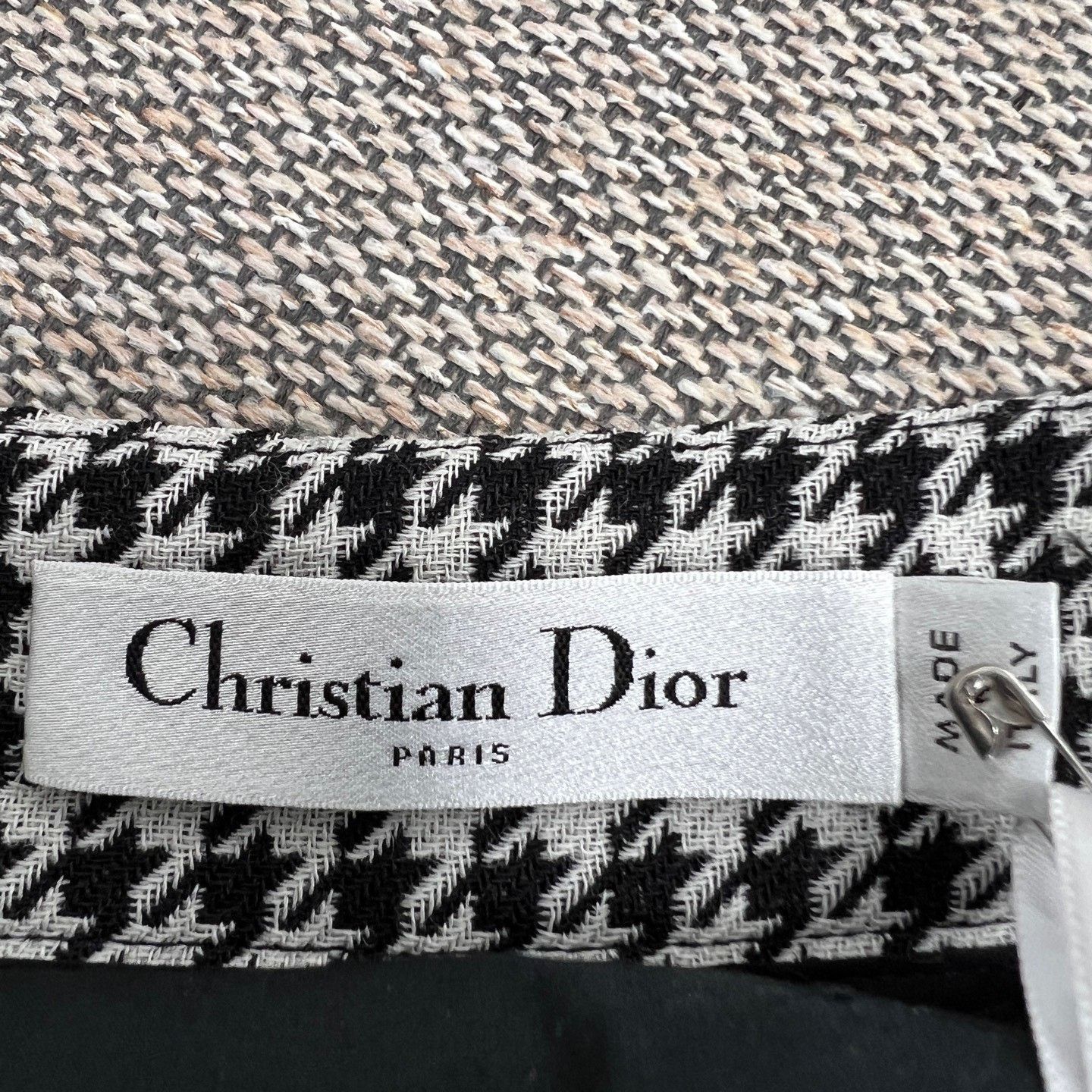 Dior Dior Houndstooth Pearl Button Wool Culottes Size 34" / US 12 / IT 48 - 4 Thumbnail