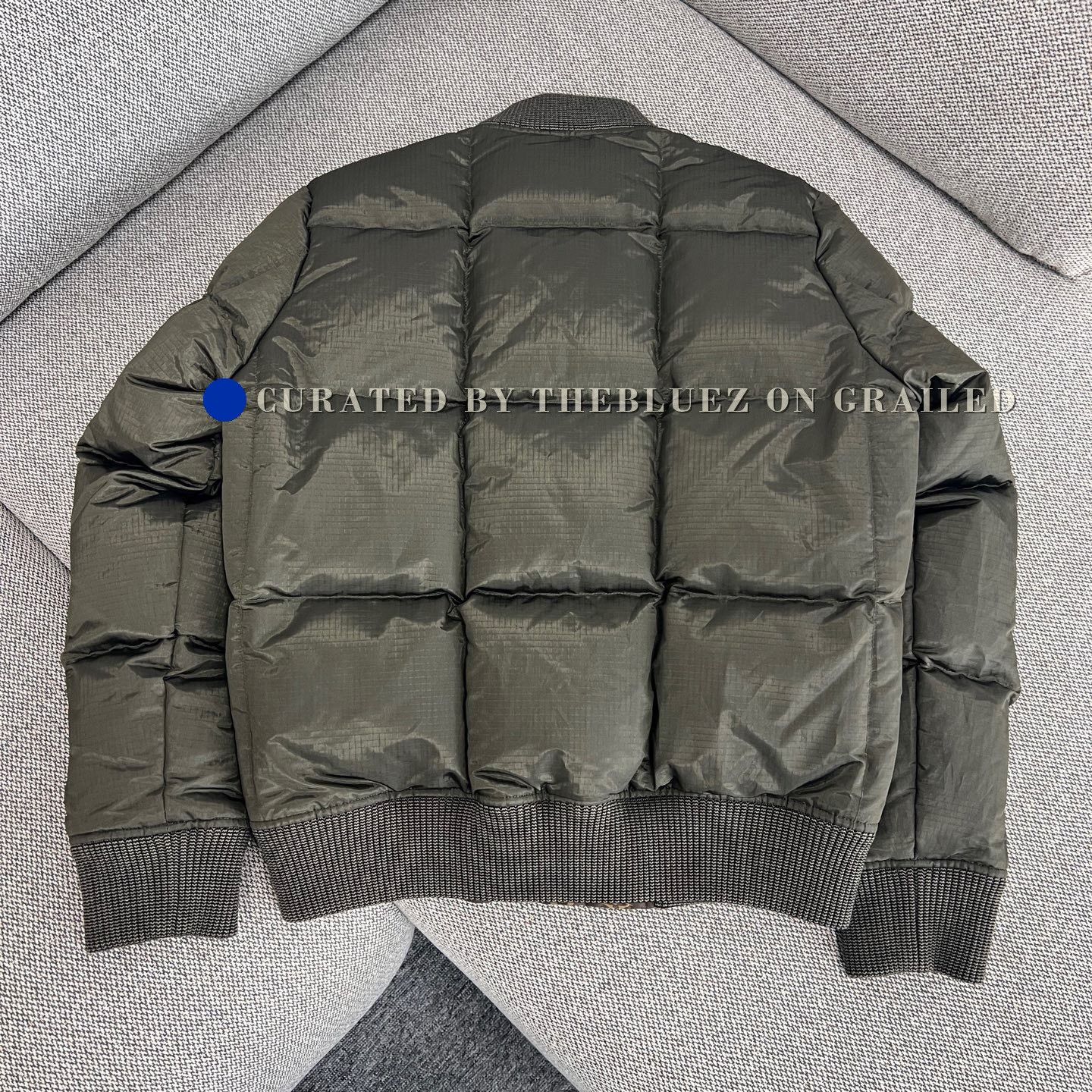 Louis Vuitton Louis Vuitton Olive Green Monogram Down Jacket 34 Size XXS / US 00 / IT 34 - 2 Thumbnail
