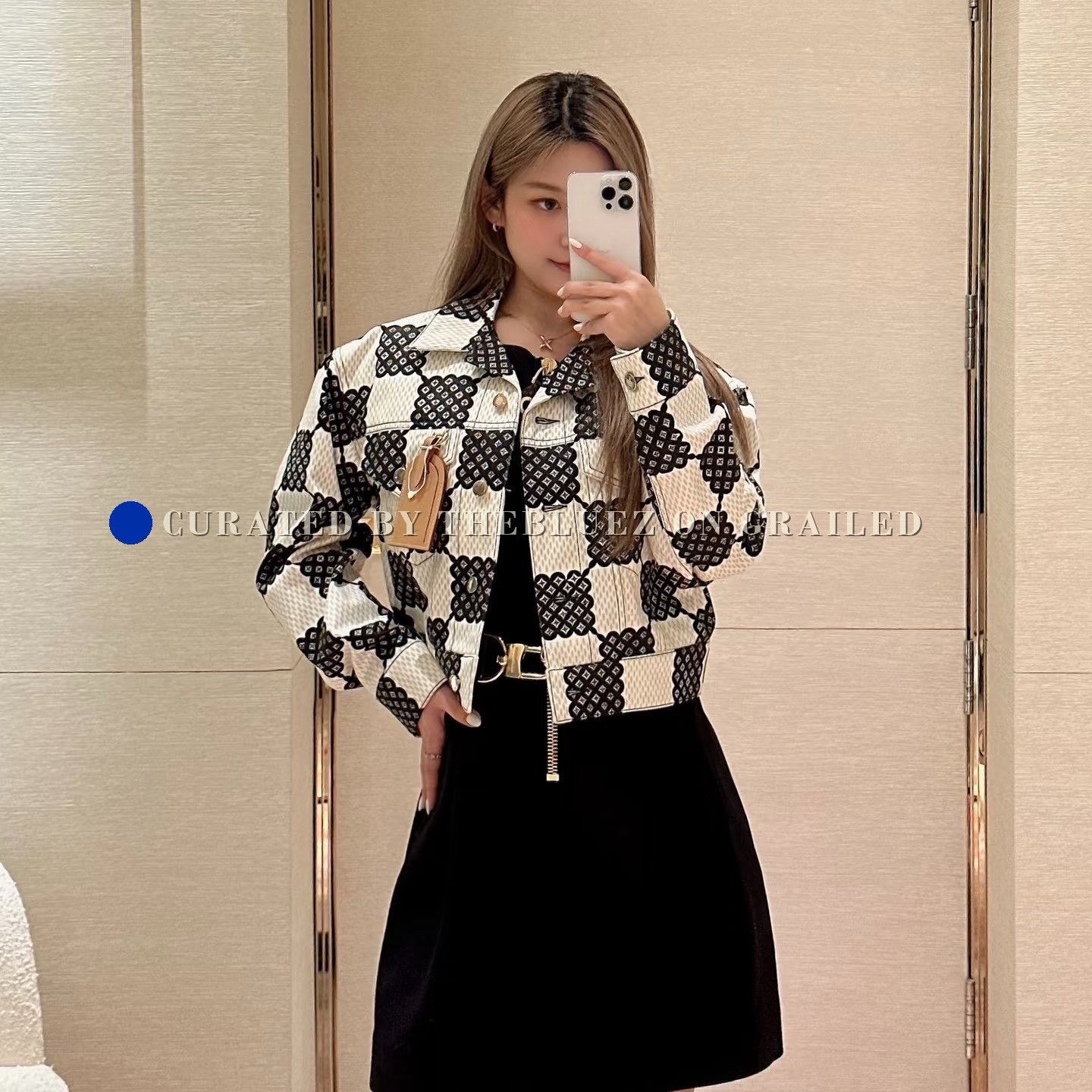 Louis Vuitton Louis Vuitton Logo Check Denim Jacket 40 Size S / US 4 / IT 40 - 7 Thumbnail