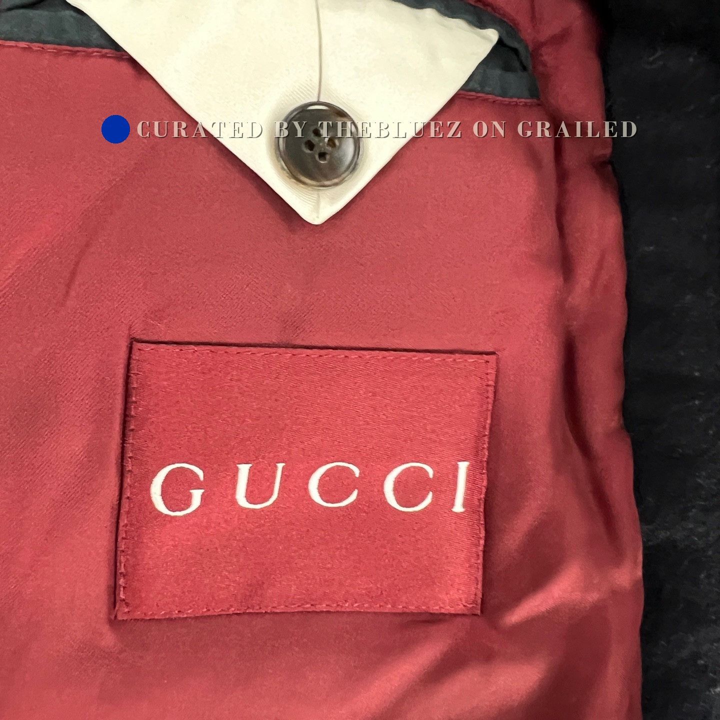 Gucci Gucci 25 New Navy Wool Sheepskin Jacket Size US L / EU 52-54 / 3 - 4 Thumbnail