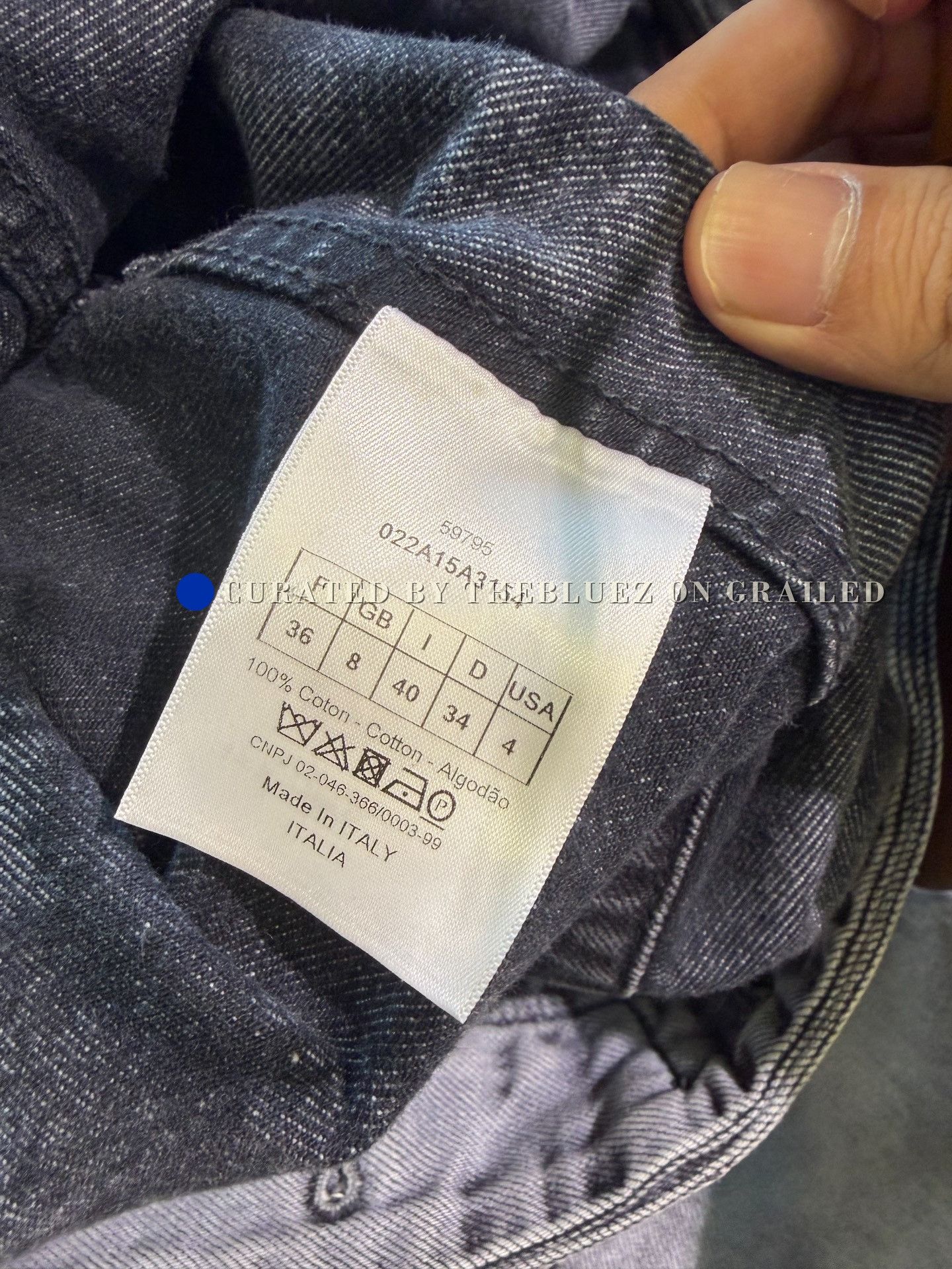 Dior Dior Tie-Dye Denim Jumpsuit Size 36" / US 14 / IT 50 - 4 Thumbnail