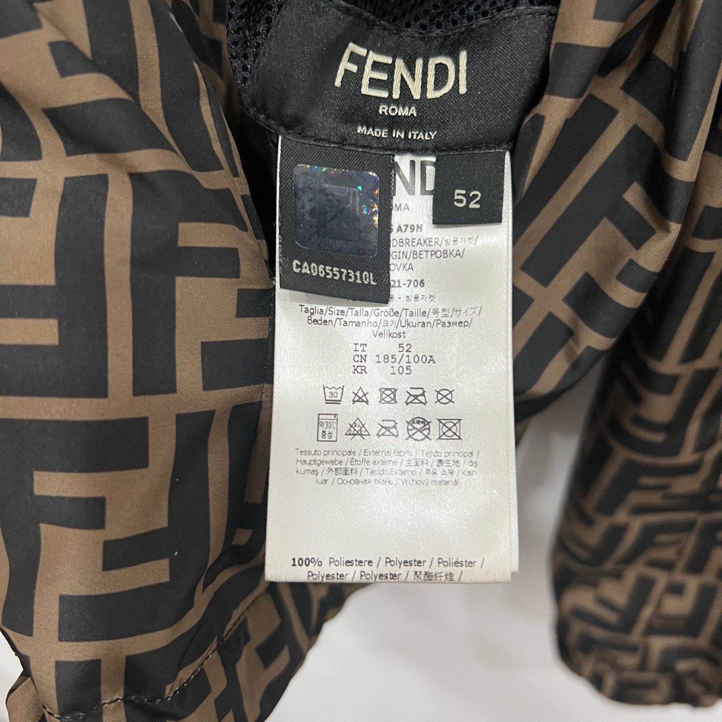 Fendi Fendi Monogram Reversible Jacket Size US L / EU 52-54 / 3 - 6 Thumbnail