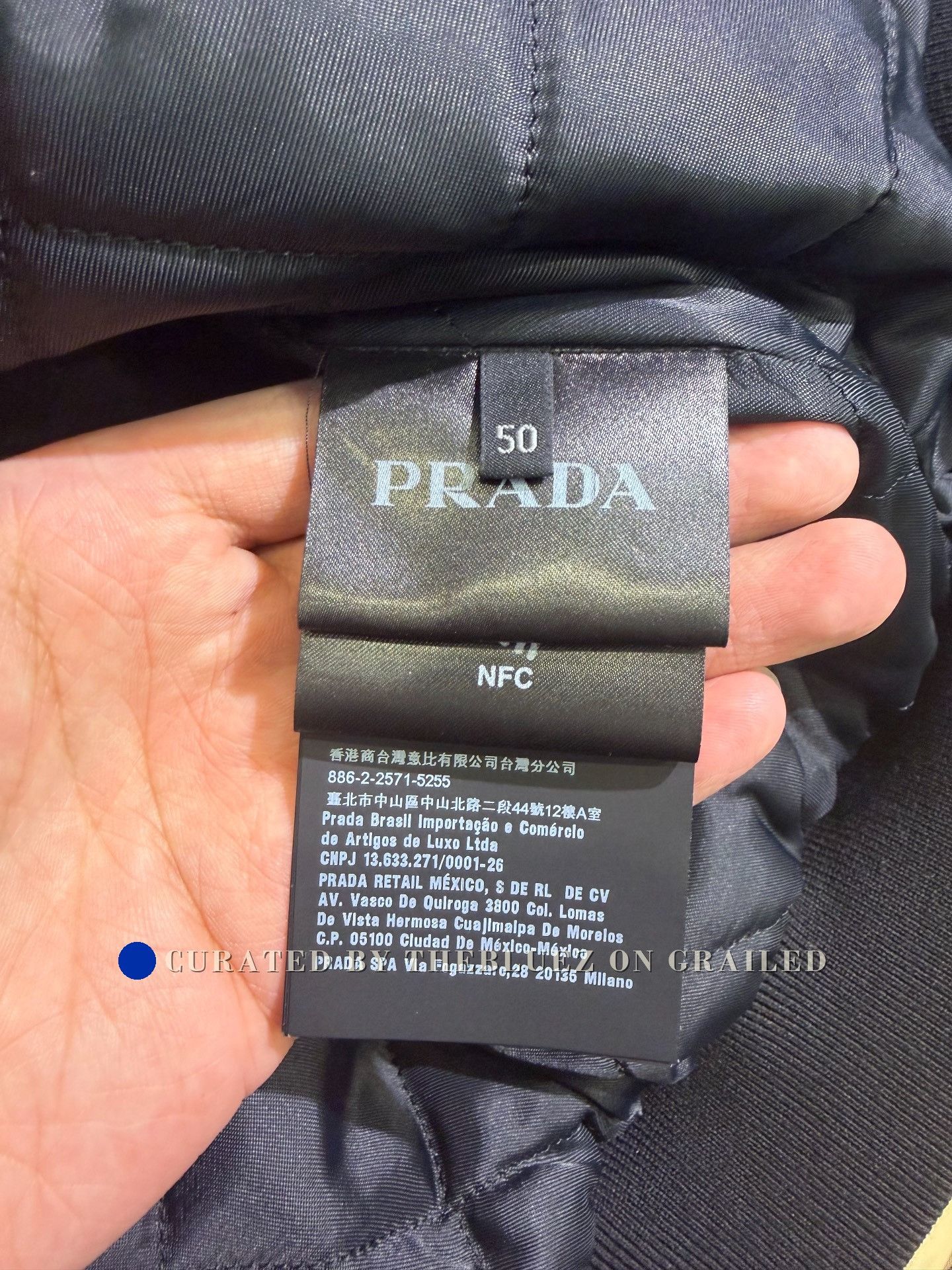 Prada Prada Black Pilot Cotton Jacket Size US M / EU 48-50 / 2 - 5 Thumbnail