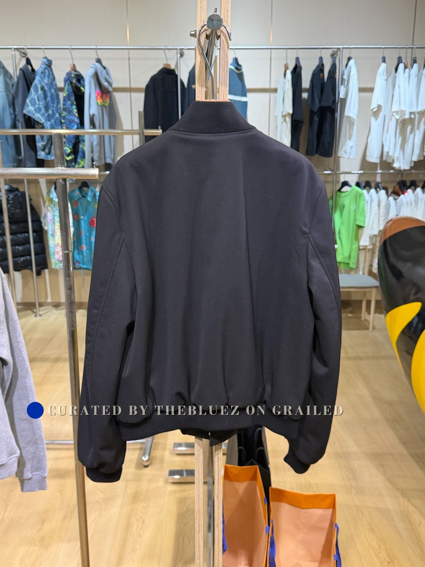 Prada Prada Black Pilot Cotton Jacket Size US M / EU 48-50 / 2 - 2 Thumbnail
