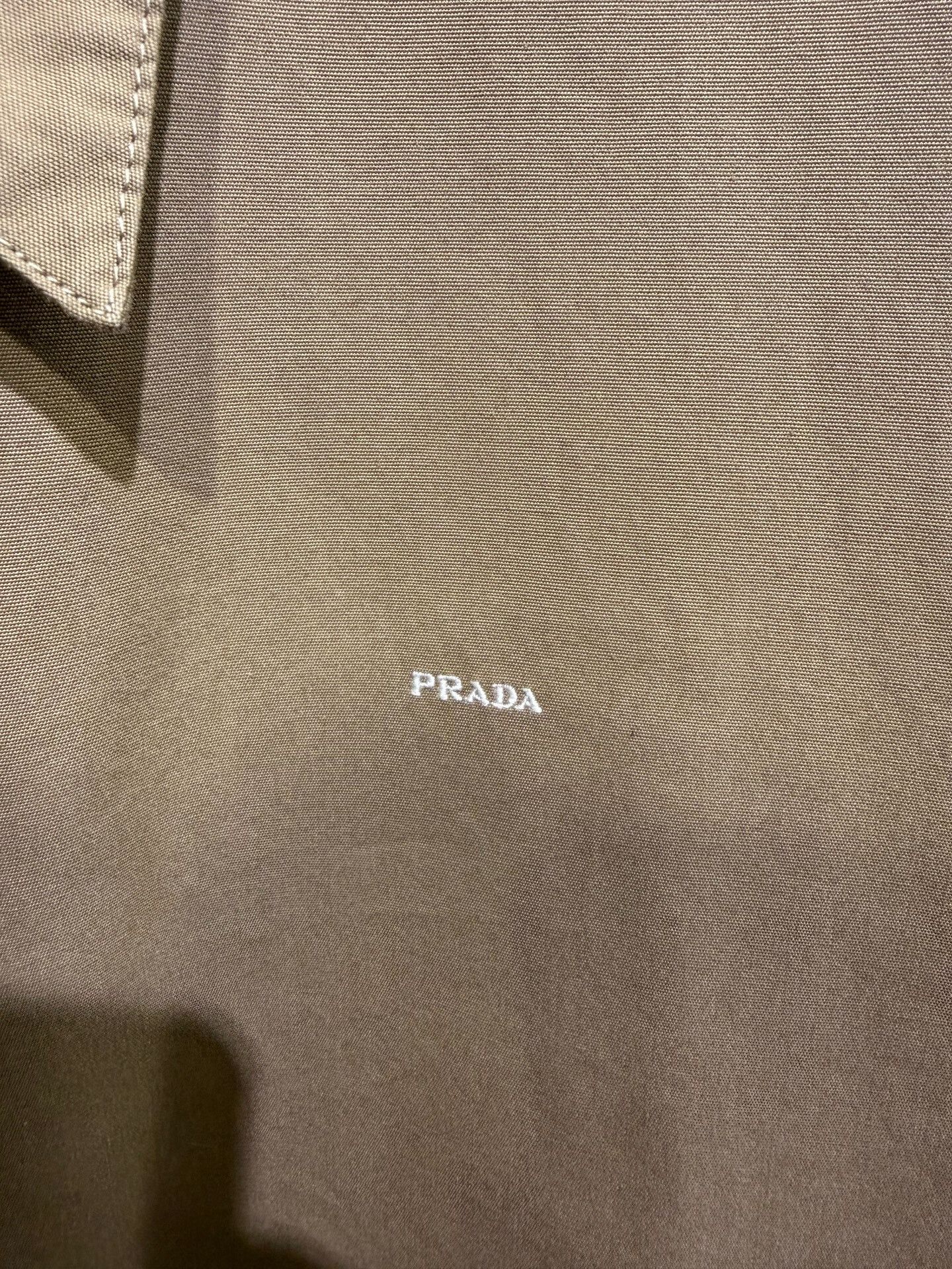 Prada Prada 25FW Khaki Blue Lining Logo Blazer Size US L / EU 52-54 / 3 - 5 Thumbnail