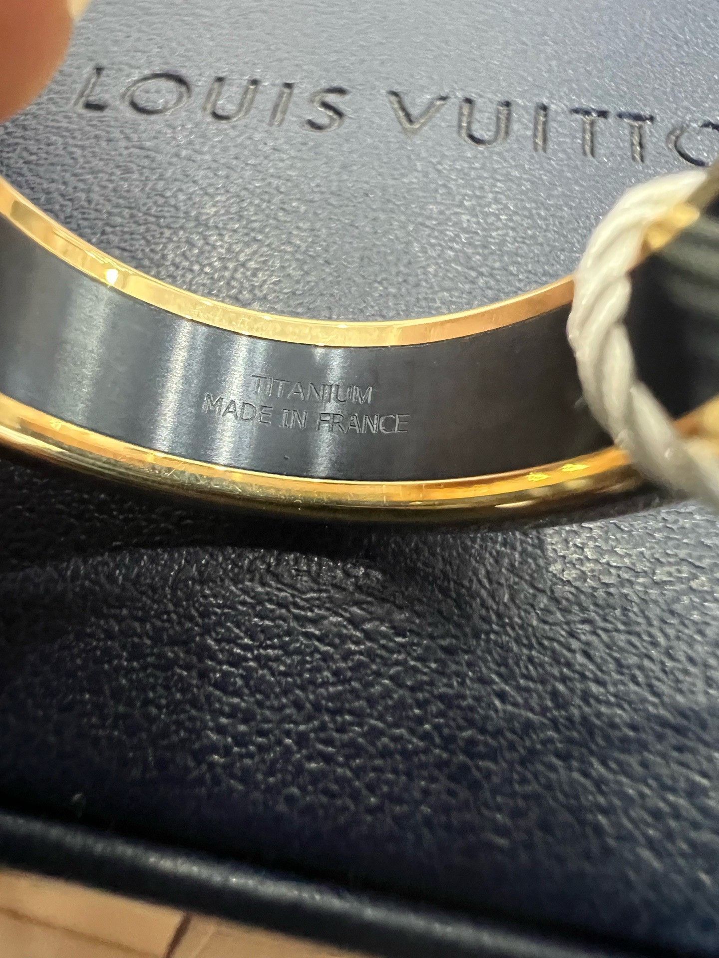Louis Vuitton Louis Vuitton Les Gaston 18K Gold Titanium Ring Size ONE SIZE - 6 Thumbnail