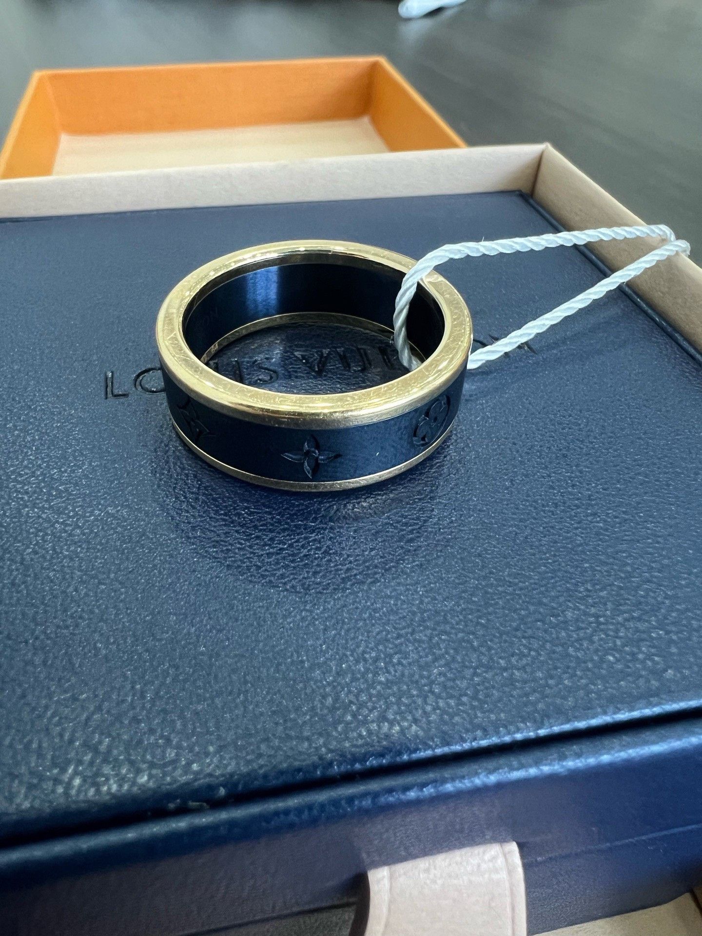 Louis Vuitton Louis Vuitton Les Gaston 18K Gold Titanium Ring Size ONE SIZE - 2 Thumbnail