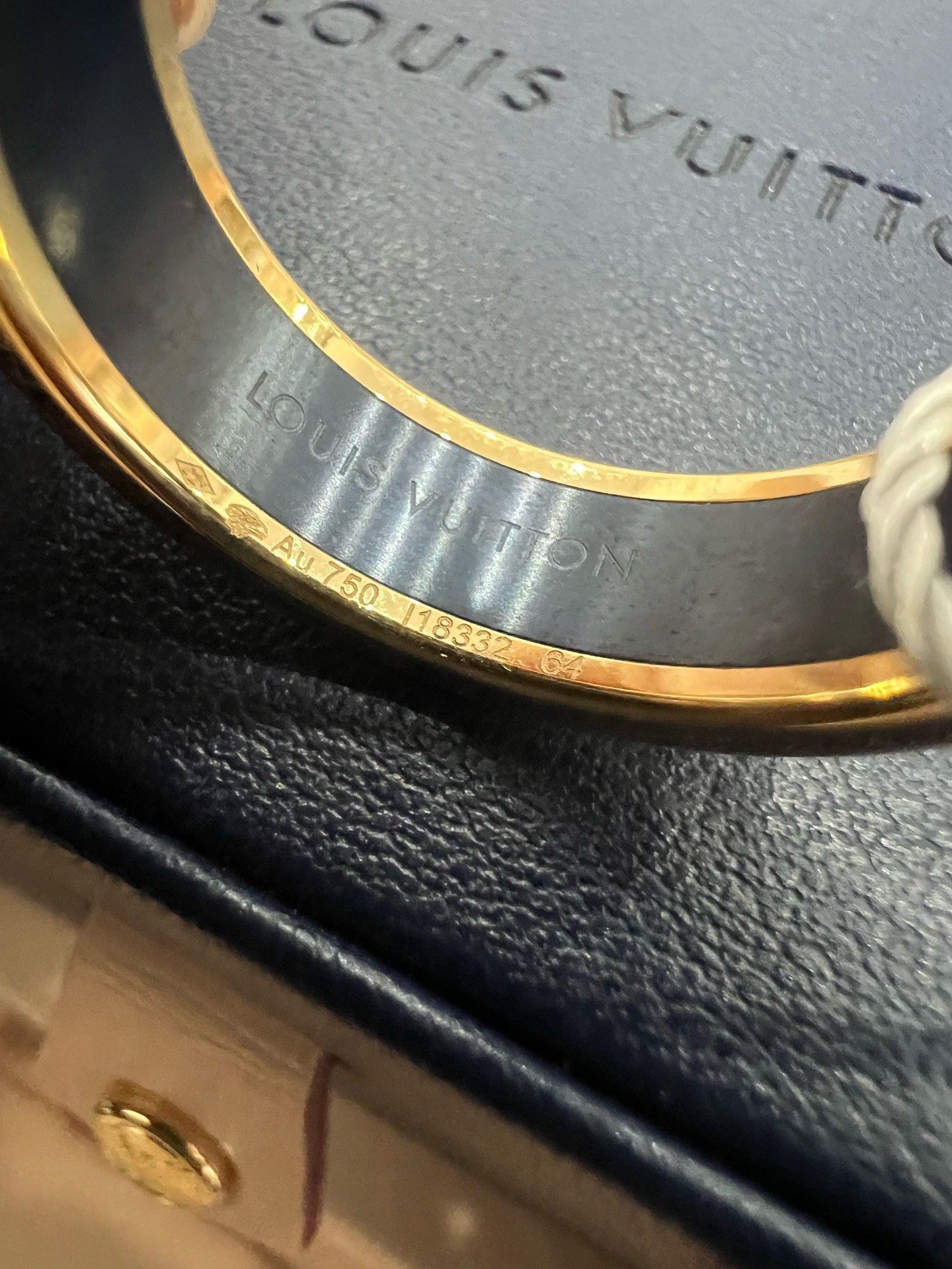 Louis Vuitton Louis Vuitton Les Gaston 18K Gold Titanium Ring Size ONE SIZE - 7 Thumbnail