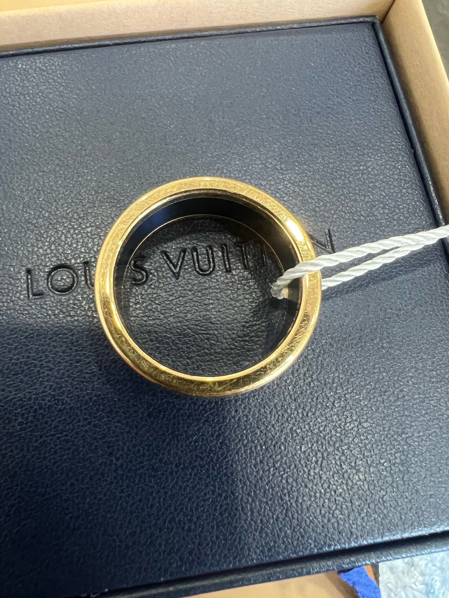 Louis Vuitton Louis Vuitton Les Gaston 18K Gold Titanium Ring Size ONE SIZE - 4 Thumbnail