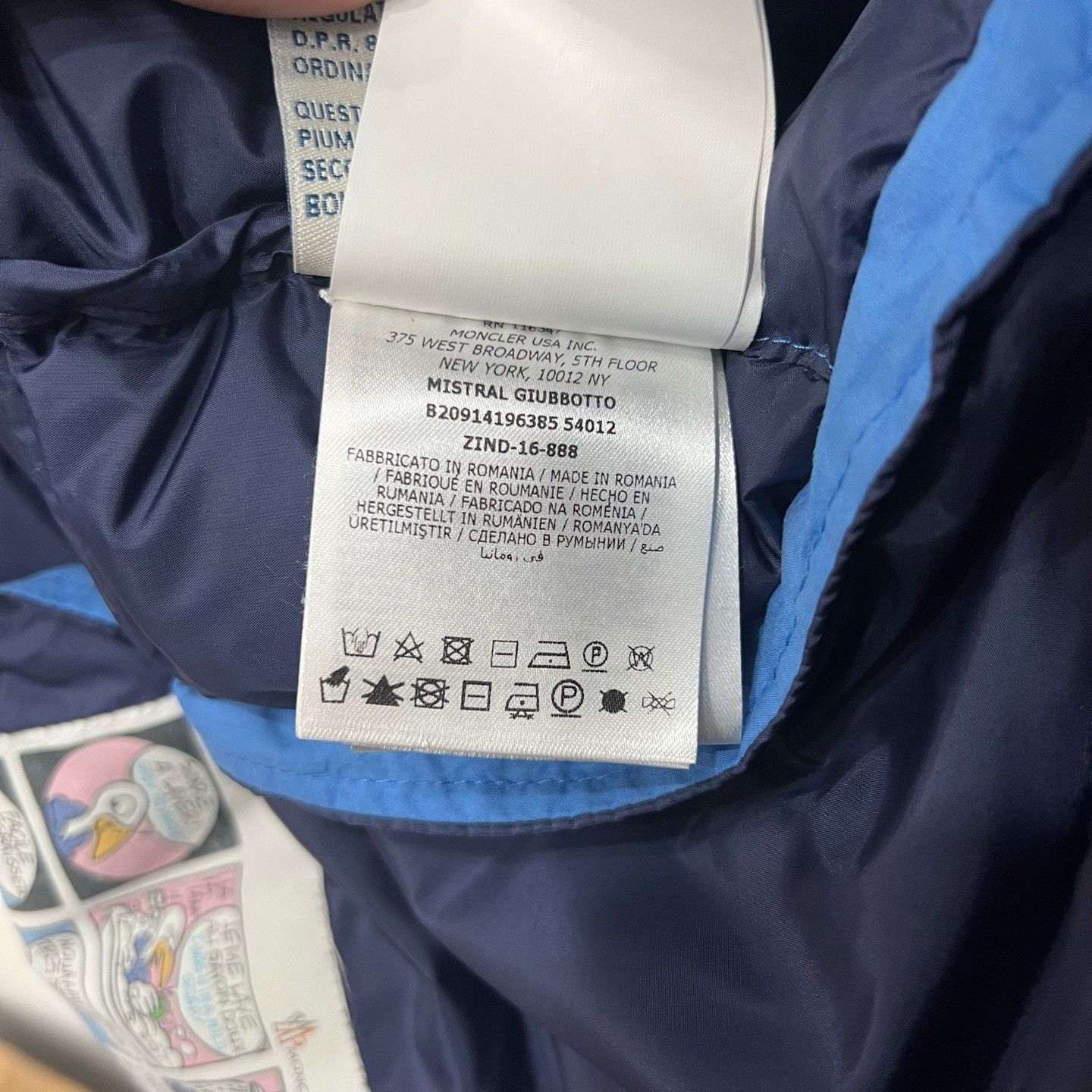 Moncler Moncler Blue Detachable Sleeve Down Jacket Size US S / EU 44-46 / 1 - 9 Thumbnail