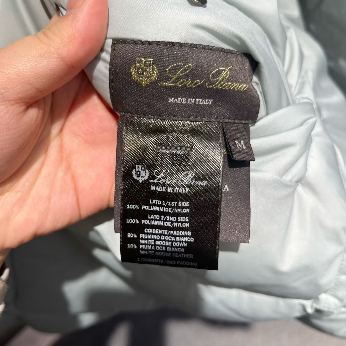 Loro Piana Loro Piana Dark Blue Reversible Down Jacket Size US M / EU 48-50 / 2 - 4 Thumbnail