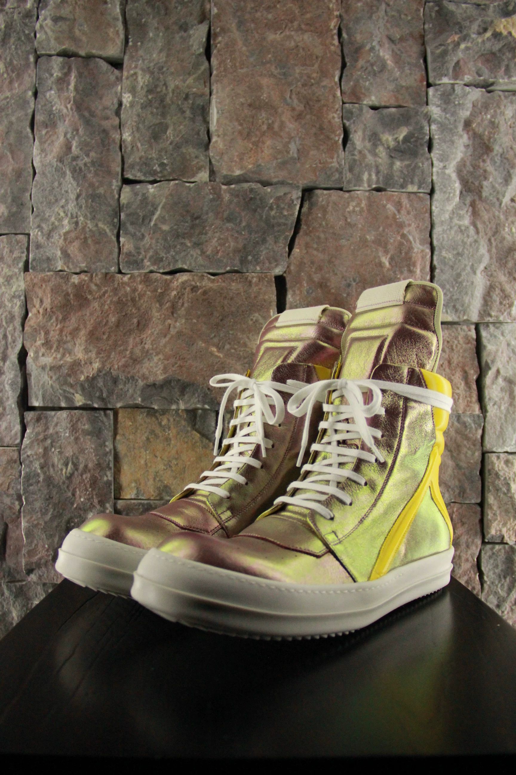Rick Owens Rick Owens White Hitop Sneakers Women us_7 Size US 7 / IT 37 - 4 Thumbnail