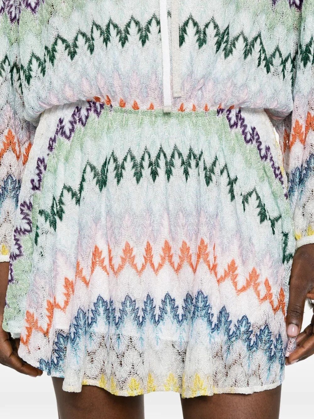 Missoni Short Dress Size L / US 10 / IT 46 - 4 Thumbnail