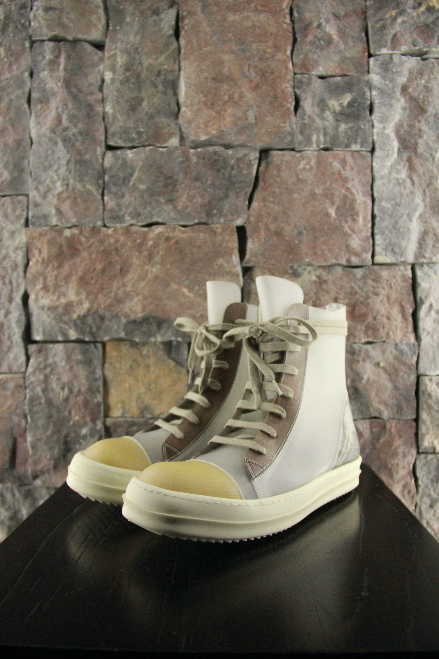 Rick Owens Rick Owens White Hitop Sneakers Men 9 Size US 9 / EU 42 - 4 Thumbnail