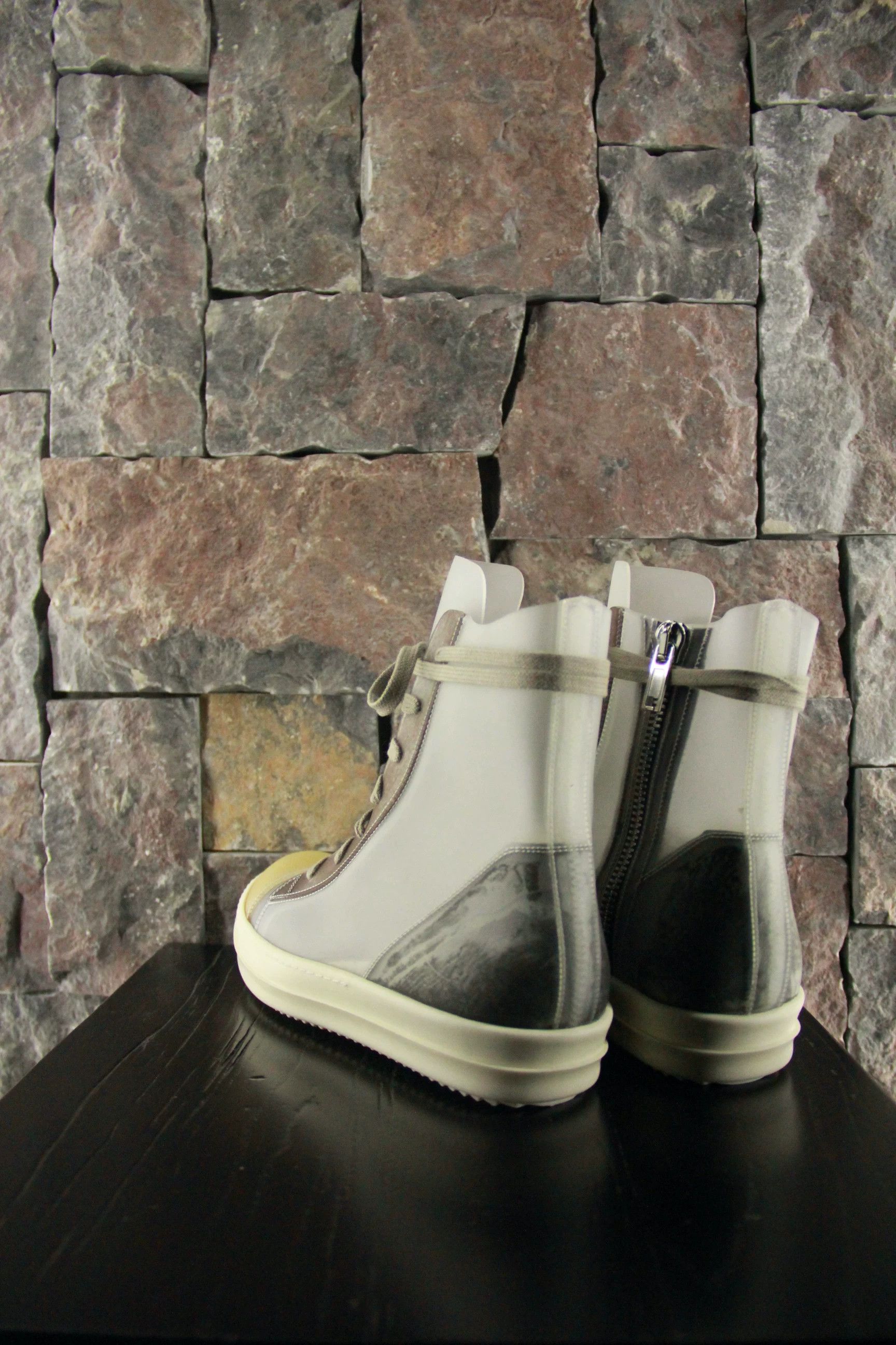 Rick Owens Rick Owens White Hitop Sneakers Men 9 Size US 9 / EU 42 - 5 Thumbnail