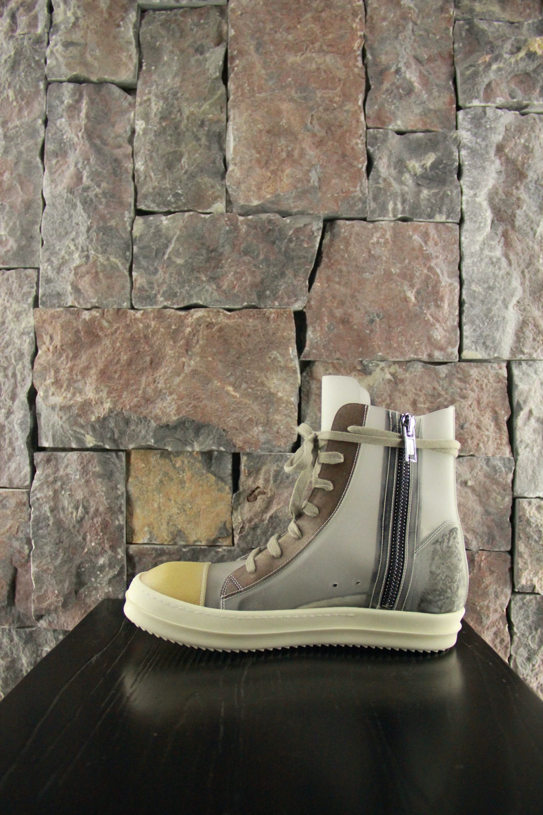 Rick Owens Rick Owens White Hitop Sneakers Men 9 Size US 9 / EU 42 - 2 Thumbnail
