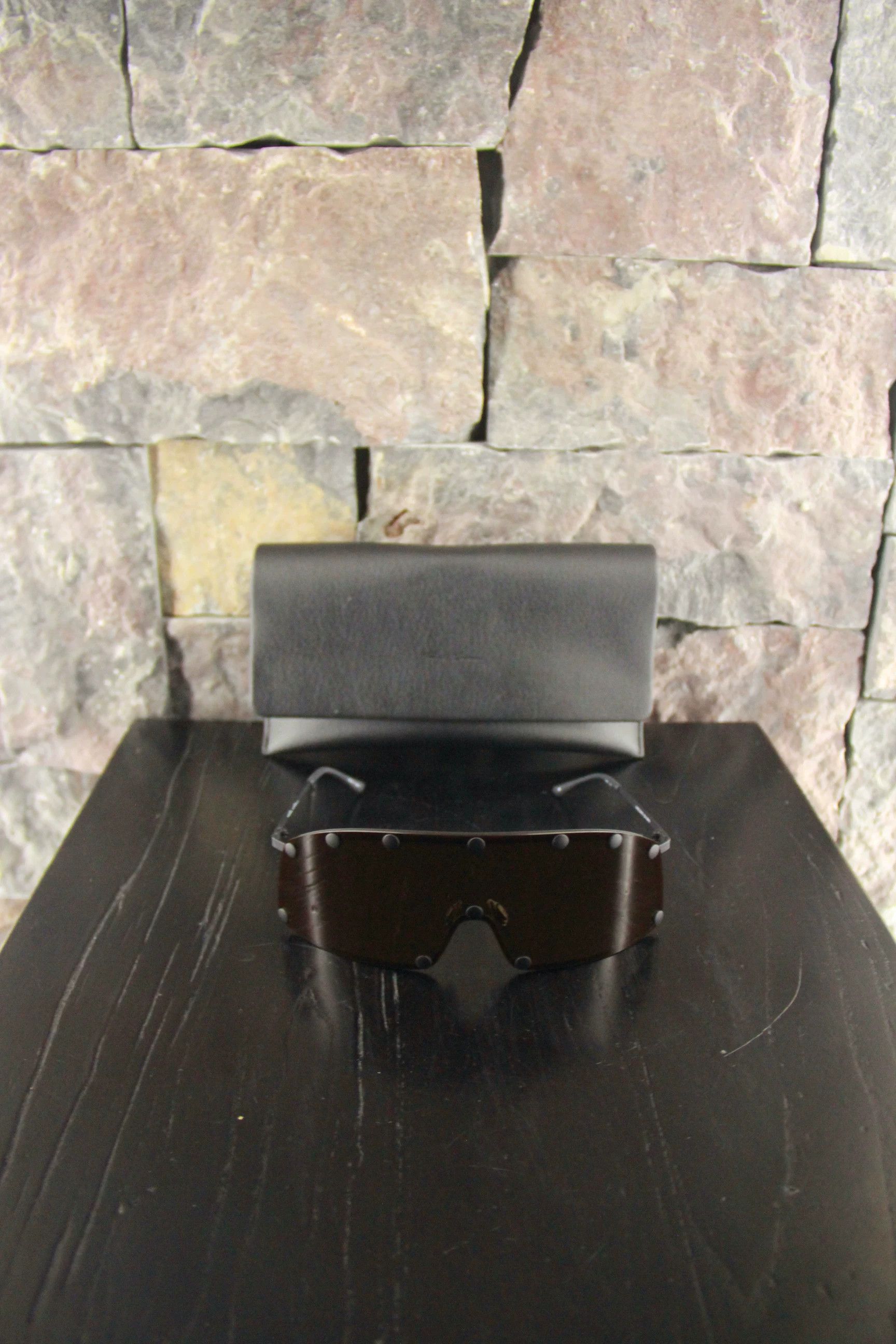 Rick Owens Rick Owens Brown Sunglasses Men one size Size ONE SIZE - 4 Thumbnail