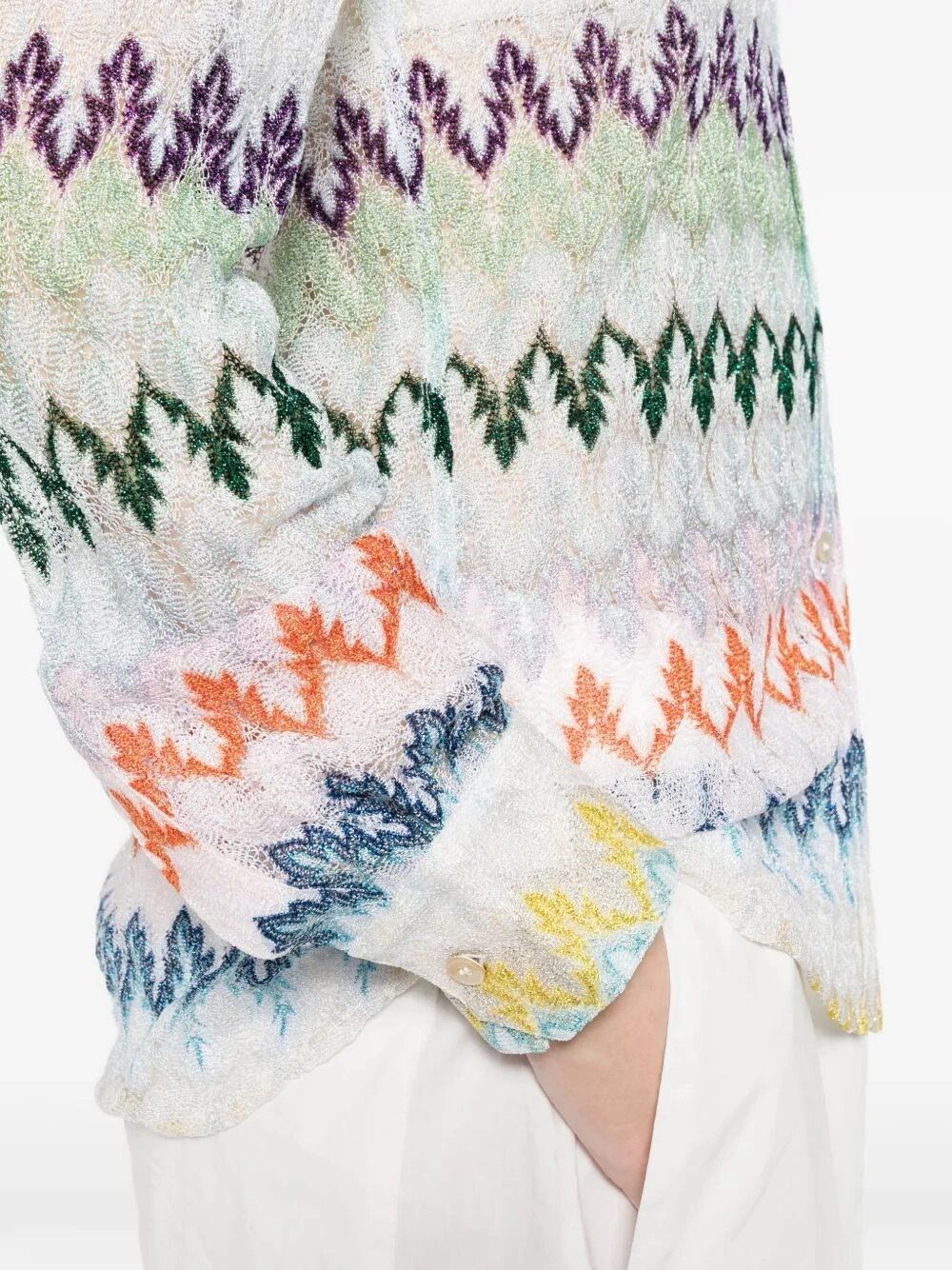 Missoni Long Sleeve Shirt Size L / US 10 / IT 46 - 5 Thumbnail