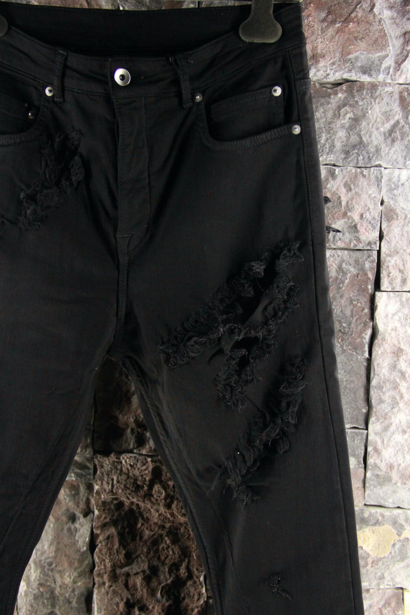 Rick Owens Rick Owens Black Jeans Men 31 Size US 31 - 3 Thumbnail