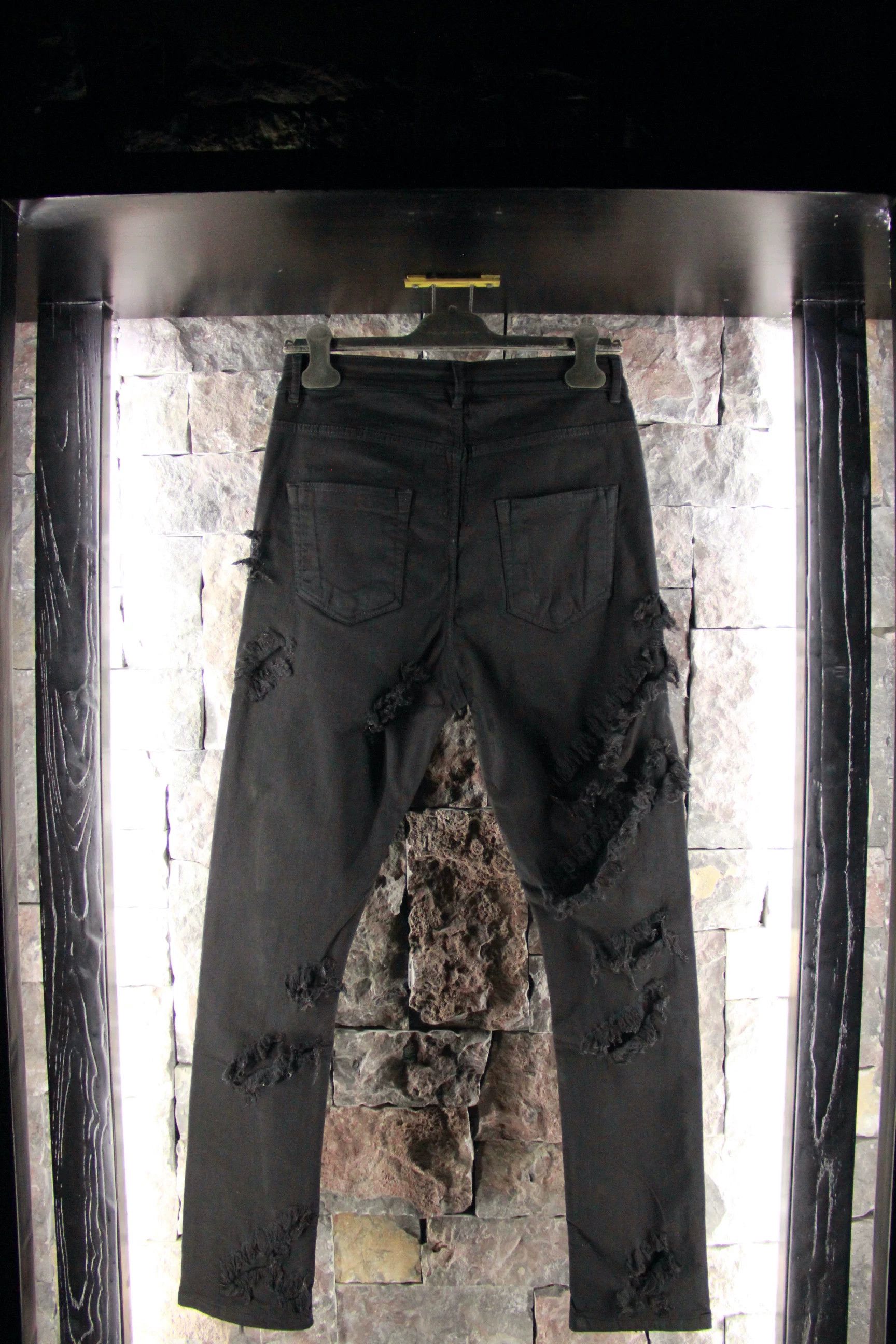Rick Owens Rick Owens Black Jeans Men 33 Size US 33 - 2 Thumbnail