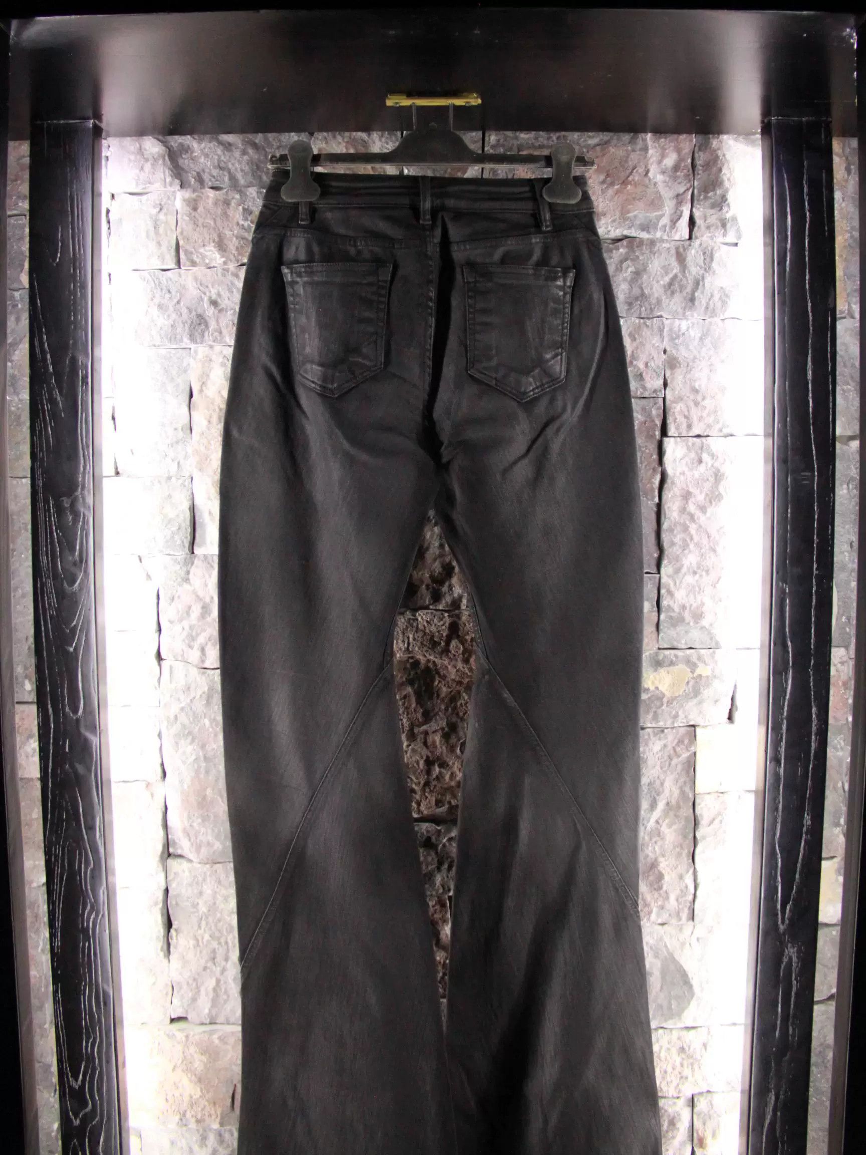 Rick Owens Rick Owens Black Casual Pants Men 32 Size US 32 / EU 48 - 2 Thumbnail