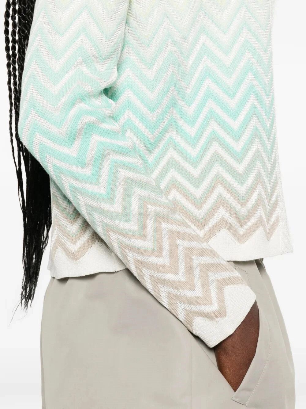 Missoni Cardigan Size L / US 10 / IT 46 - 2 Thumbnail