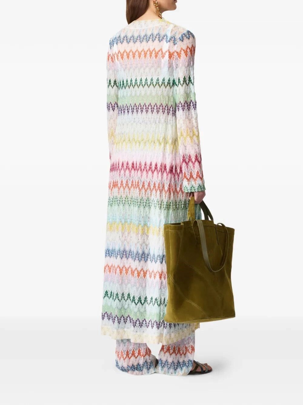 Missoni Long Cardigan Size L / US 10 / IT 46 - 4 Thumbnail