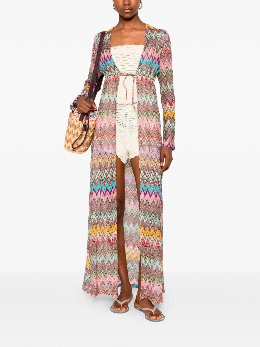 Missoni Long Cover Up Size L / US 10 / IT 46 - 2 Thumbnail
