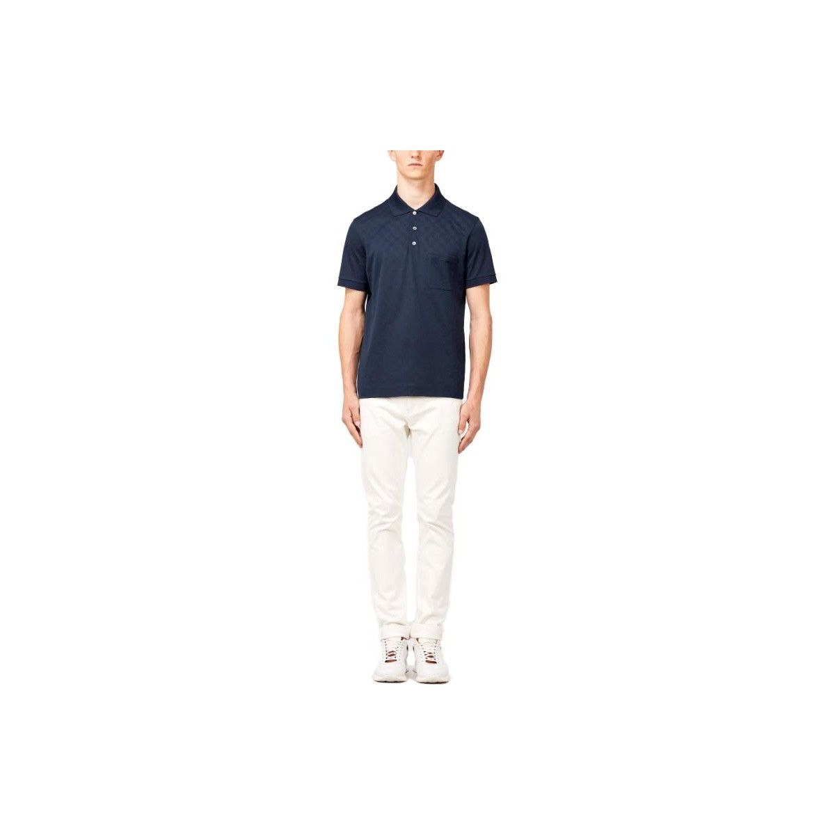 Louis Vuitton Louis Vuitton Damier Polo Shirt Size L Size US L / EU 52-54 / 3 - 10 Thumbnail