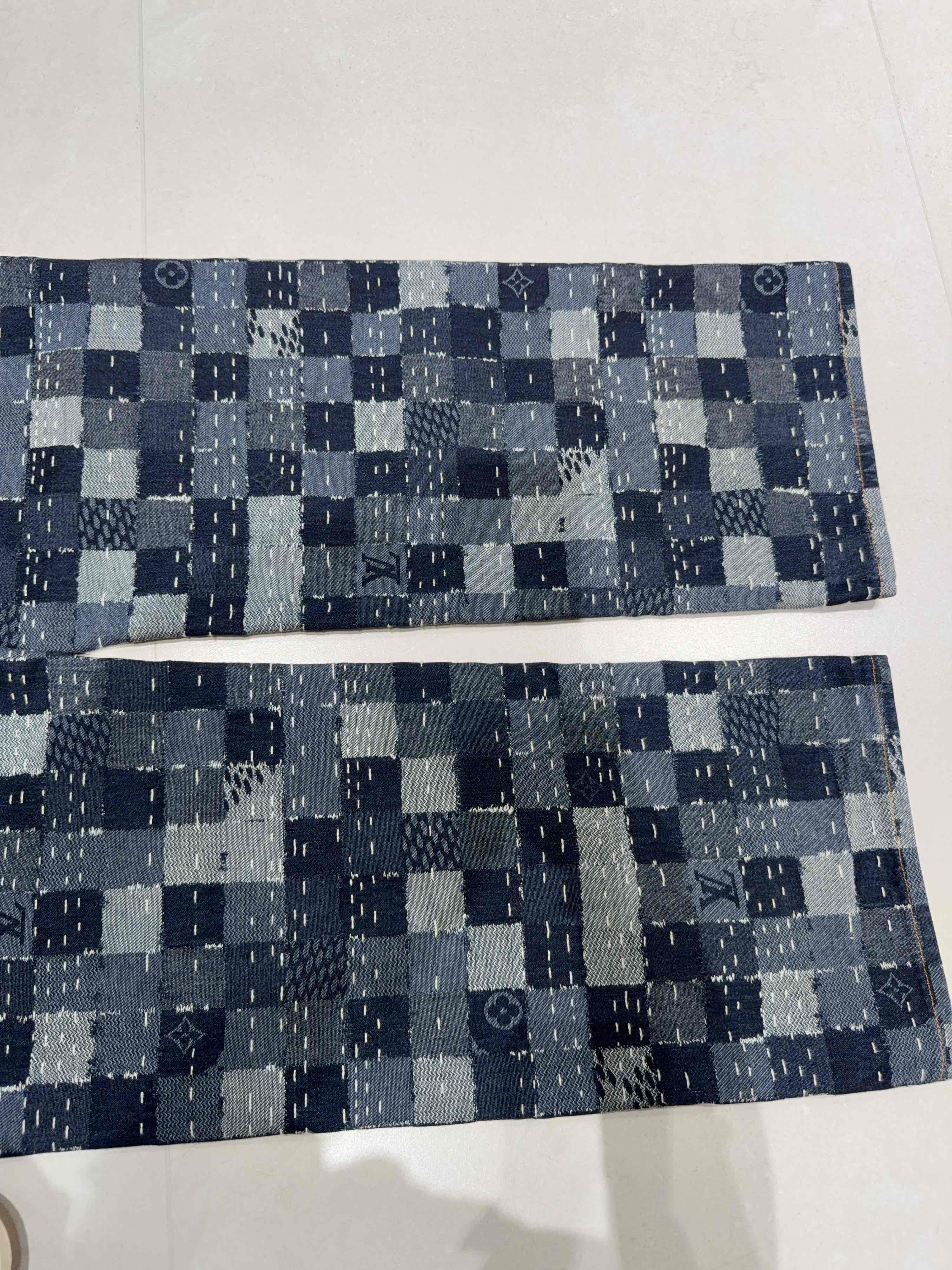Louis Vuitton Louis Vuitton Damier Patchwork Denim Jeans Size 34 Size US 34 / EU 50 - 6 Thumbnail