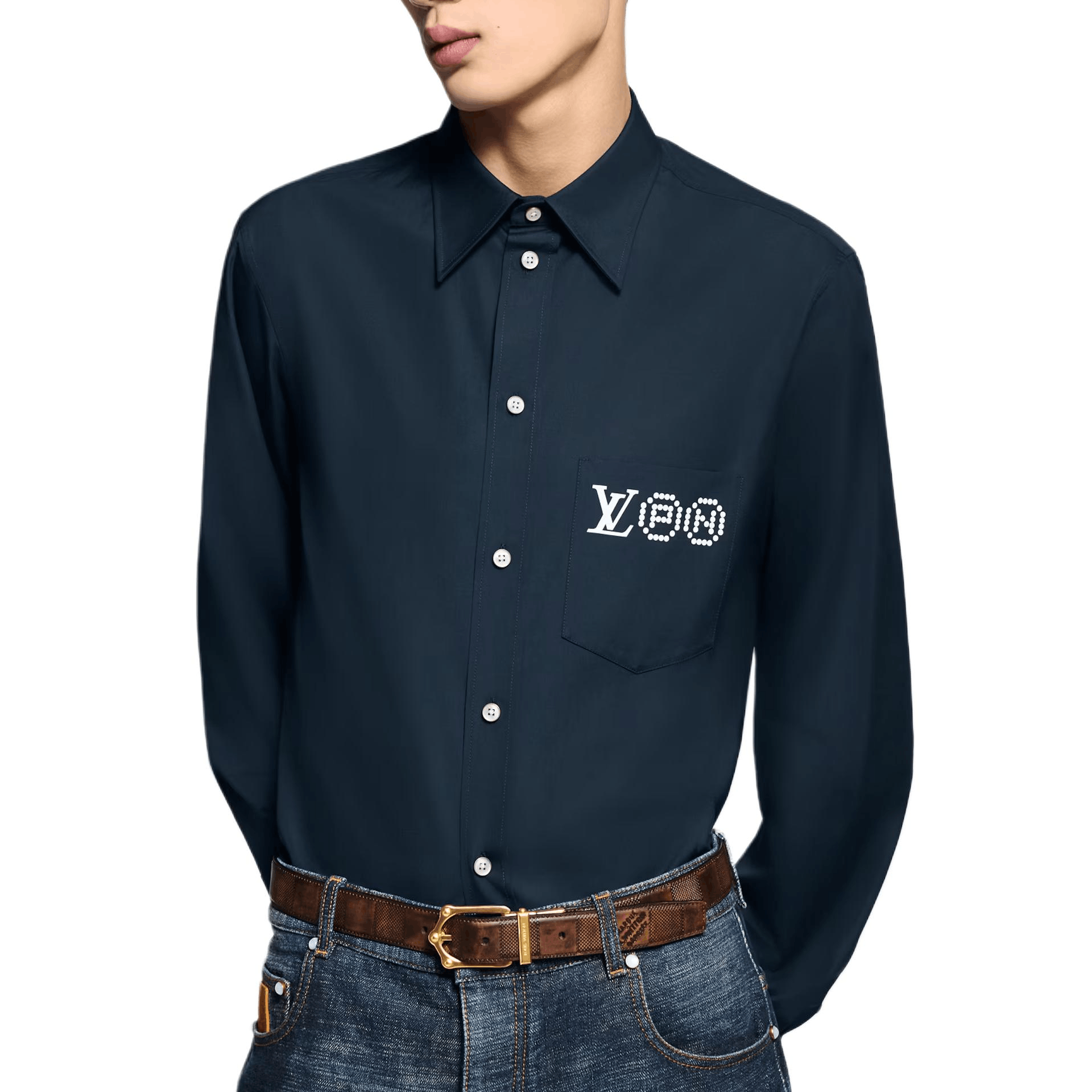 Louis Vuitton Louis Vuitton x Nigo Faces Print Shirt Size S Size US S / EU 44-46 / 1 - 9 Thumbnail