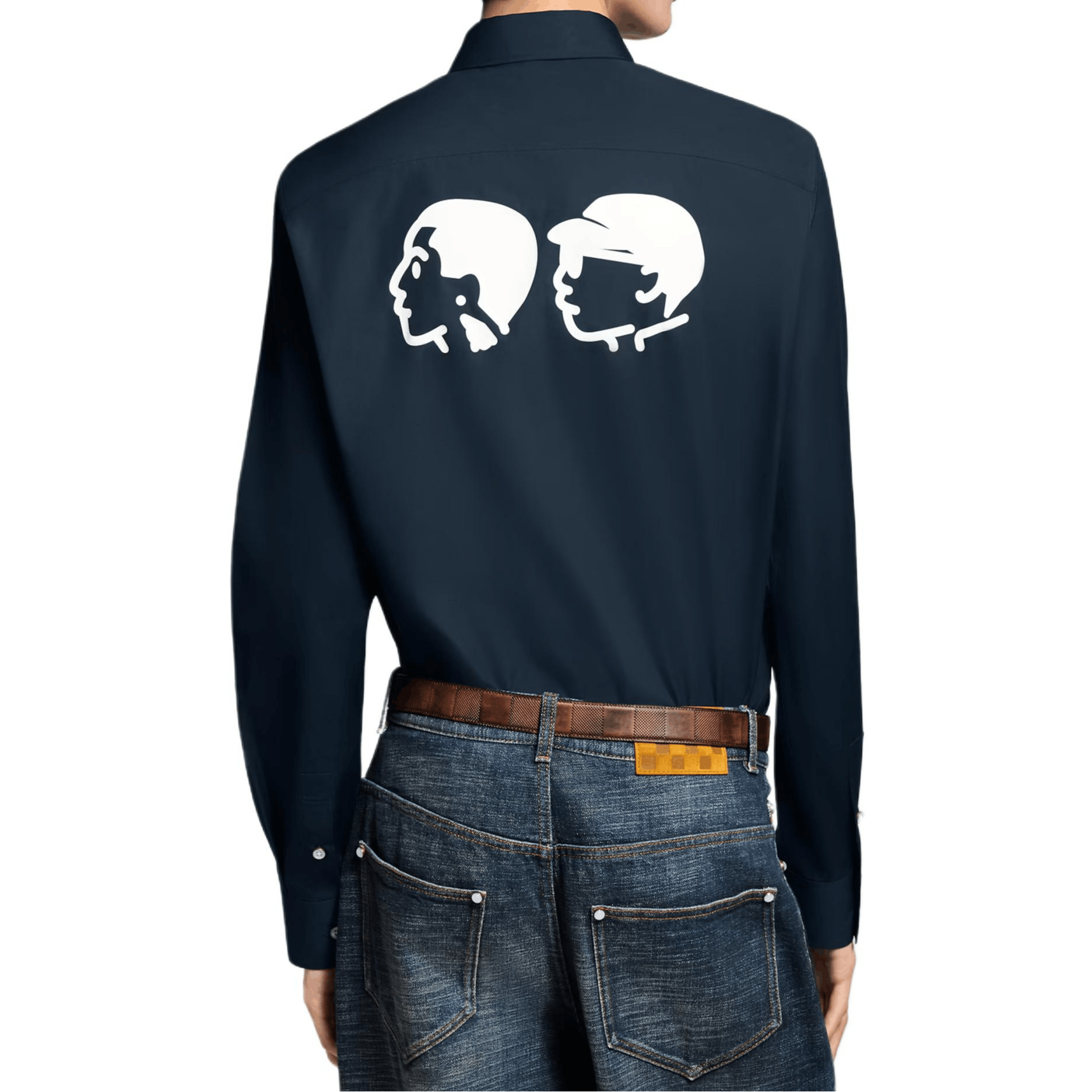 Louis Vuitton Louis Vuitton x Nigo Faces Print Shirt Size S Size US S / EU 44-46 / 1 - 10 Thumbnail