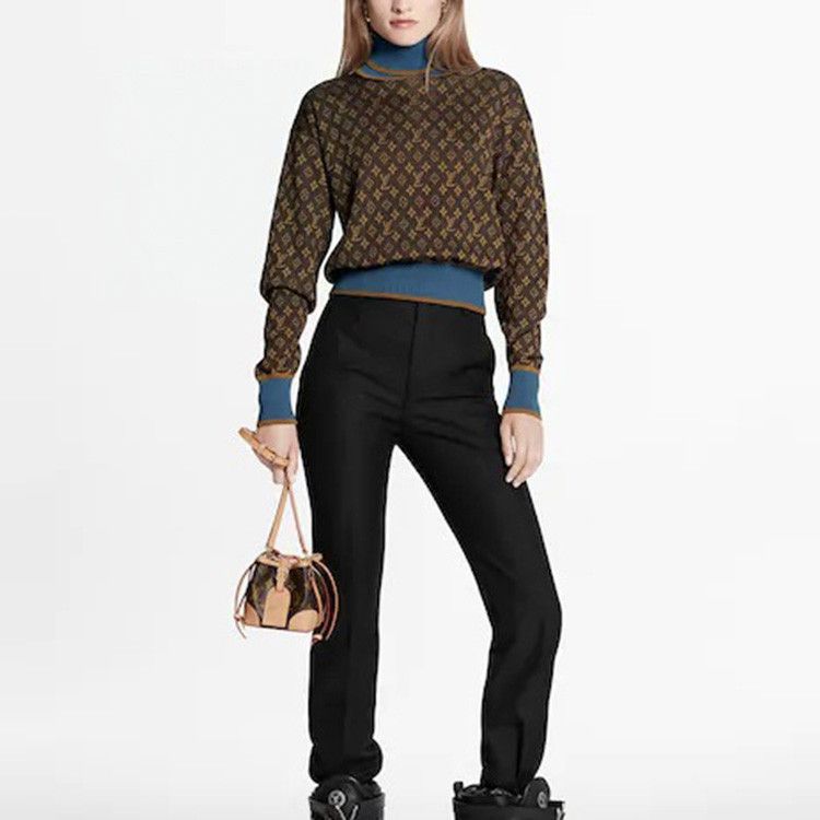 Louis Vuitton Louis Vuitton Monogram Turtleneck Sweater Size XS Size XS / US 0-2 / IT 36-38 - 8 Thumbnail