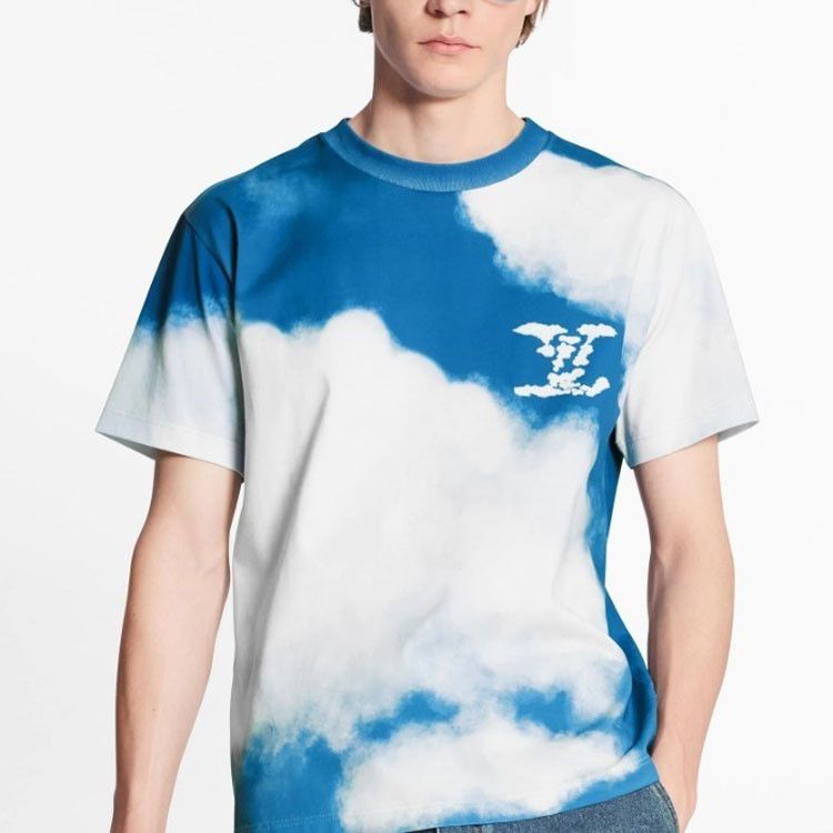 Louis Vuitton Louis Vuitton Cloud Print T-Shirt Size XL Size US XL / EU 56 / 4 - 7 Thumbnail