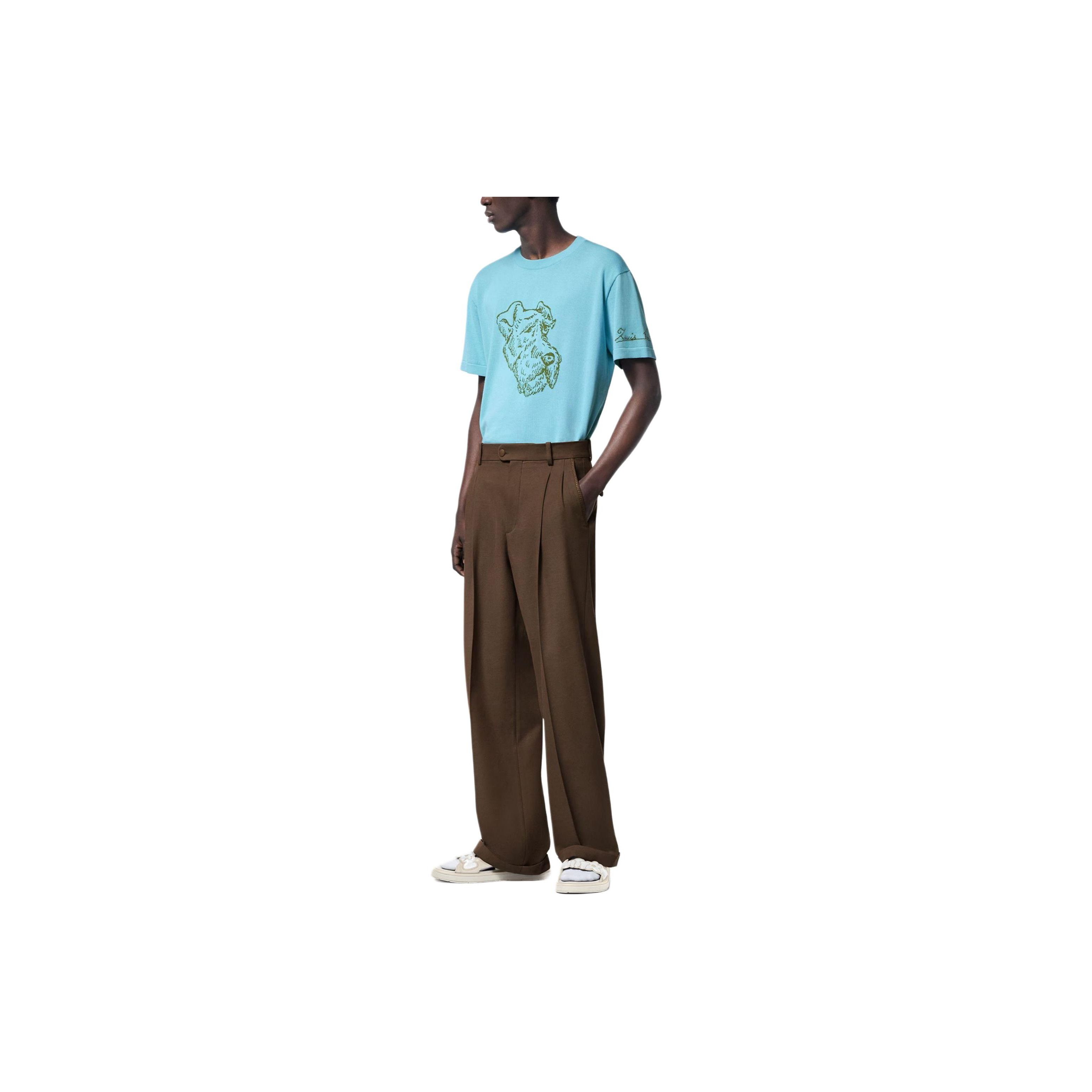 Louis Vuitton Louis Vuitton x Tyler The Creator Dog Logo T-Shirt L Size US L / EU 52-54 / 3 - 6 Thumbnail