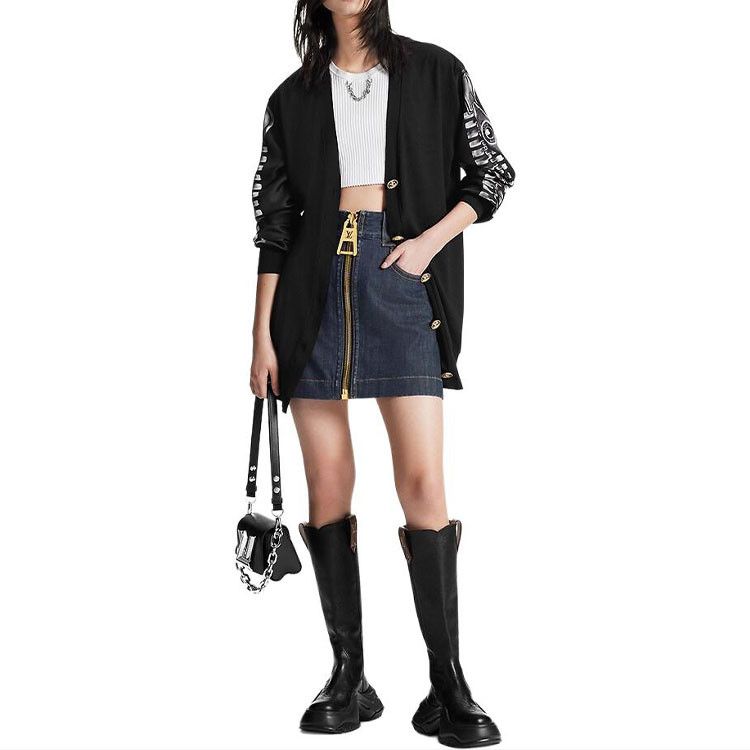Louis Vuitton Louis Vuitton Trompe L'oeil Print Cardigan Size M Size M / US 6-8 / IT 42-44 - 7 Thumbnail